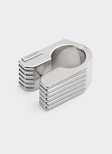 Textured metal ring Ferrari Textured metal ring Cromo Lucido 51340f