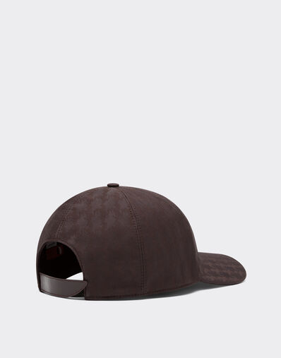 Ferrari Casquette de baseball avec motif Monogram pony Acajou 22702f