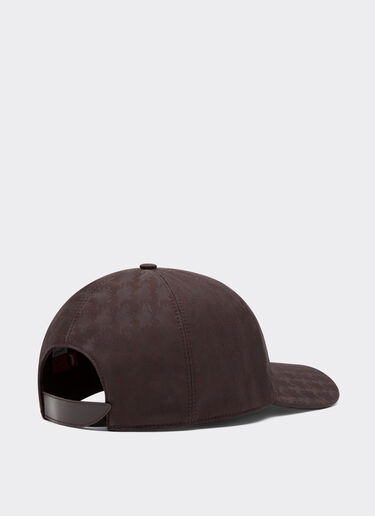 Ferrari Baseball cap with Monogram pony motif Mahogany 22702f