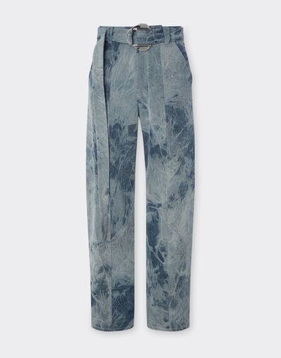 Ferrari Hose aus Denim Heller Denim 49511f