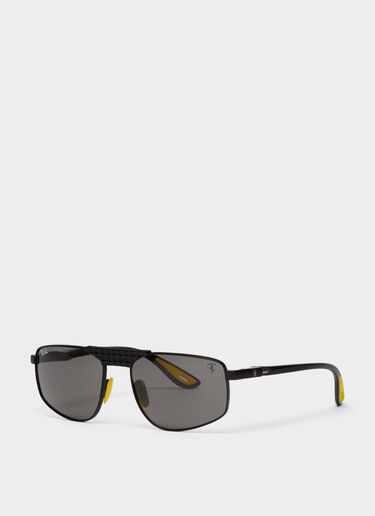 Ray-Ban for Scuderia Ferrari RB3776M in matt black metal with dark grey lenses Ferrari Ray-Ban for Scuderia Ferrari RB3776M in matt black metal with dark grey lenses Black Matt LA0EKf