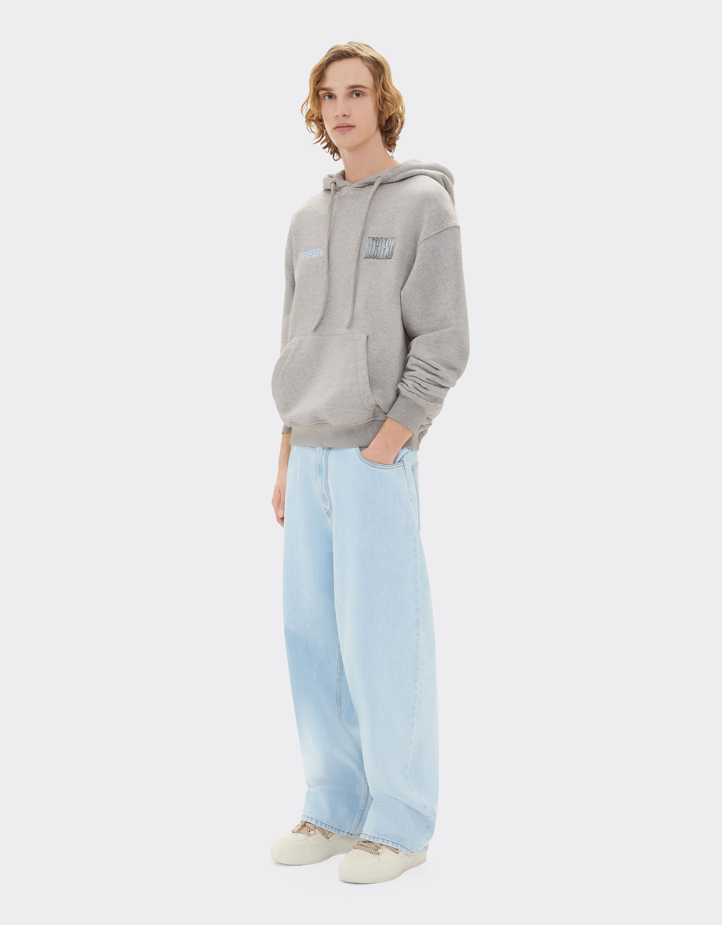 Ferrari Sweat à capuche Ferrari x Charles Leclerc Gris chiné 22767f