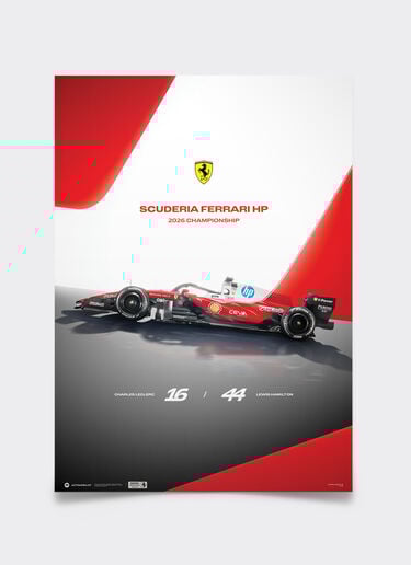 Ferrari Official Ferrari SF-26 2026 Poster Multicolor LE0P1203EXT0001f