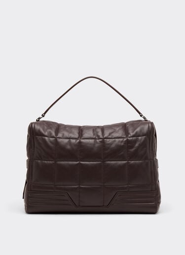 Ferrari GT Soft shoulder bag in quilted leather Ferrari Ferrari GT Soft shoulder bag in quilted leather Espresso 49768f