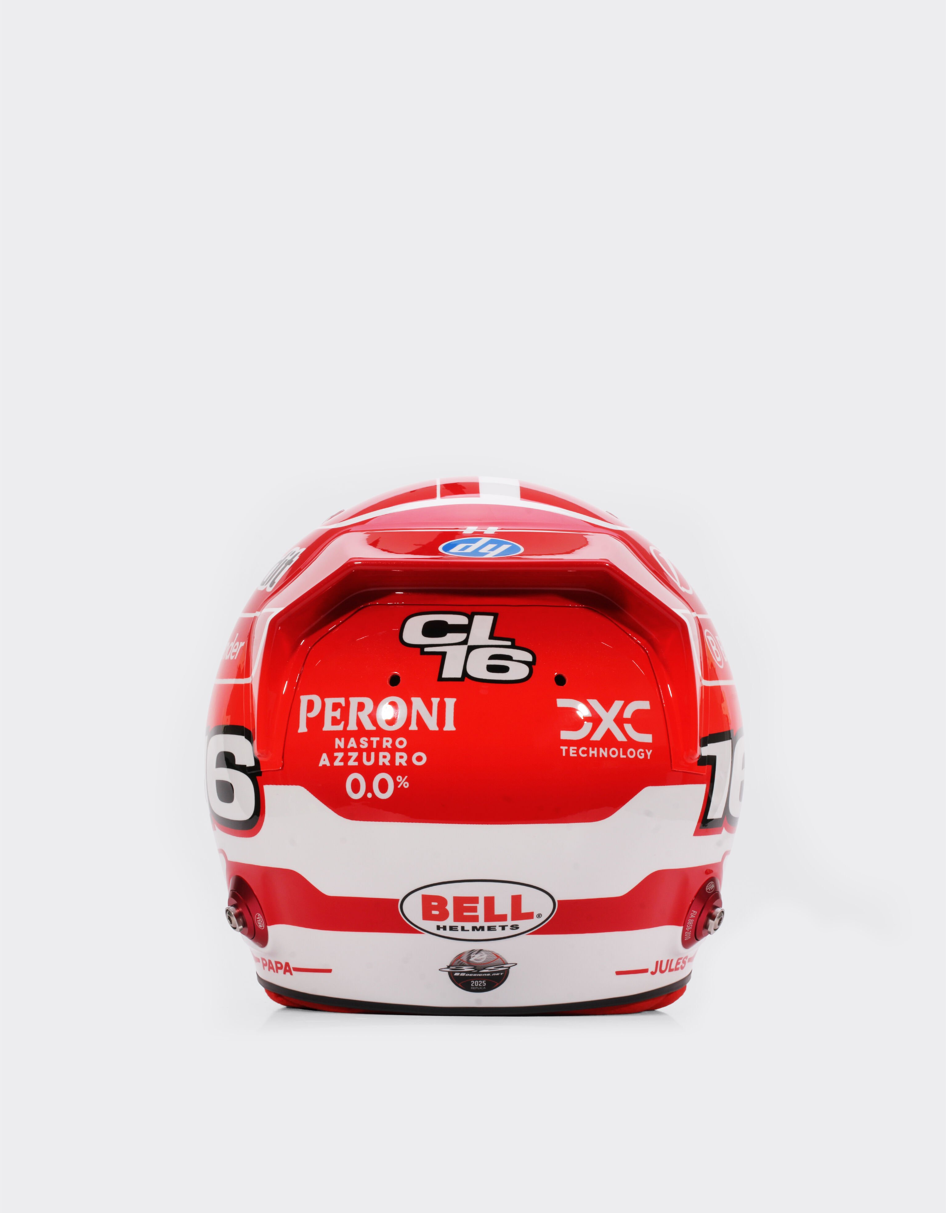 Ferrari 2025 Charles Leclerc helmet in 1:1 scale MULTICOLOUR LA079f