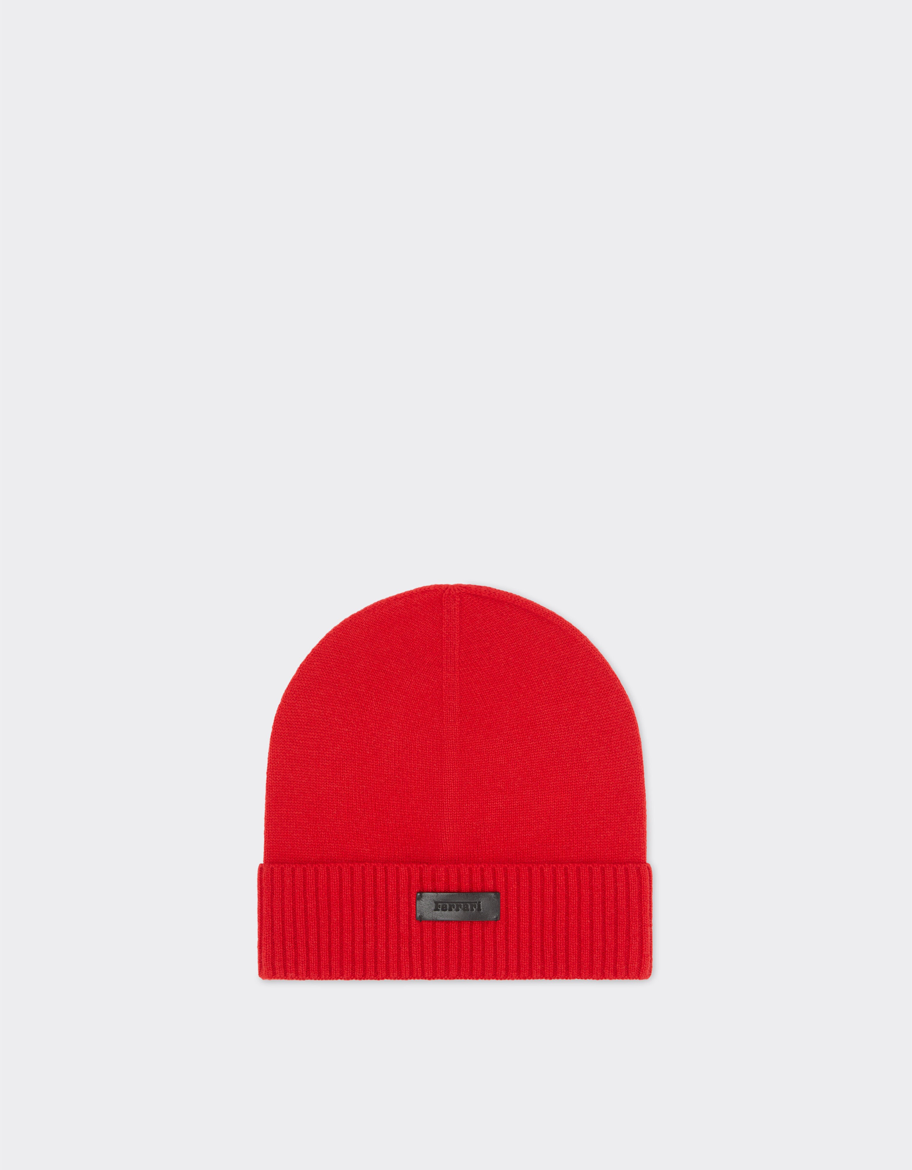 Ferrari Wool and cashmere beanie Rosso Dino 21733f