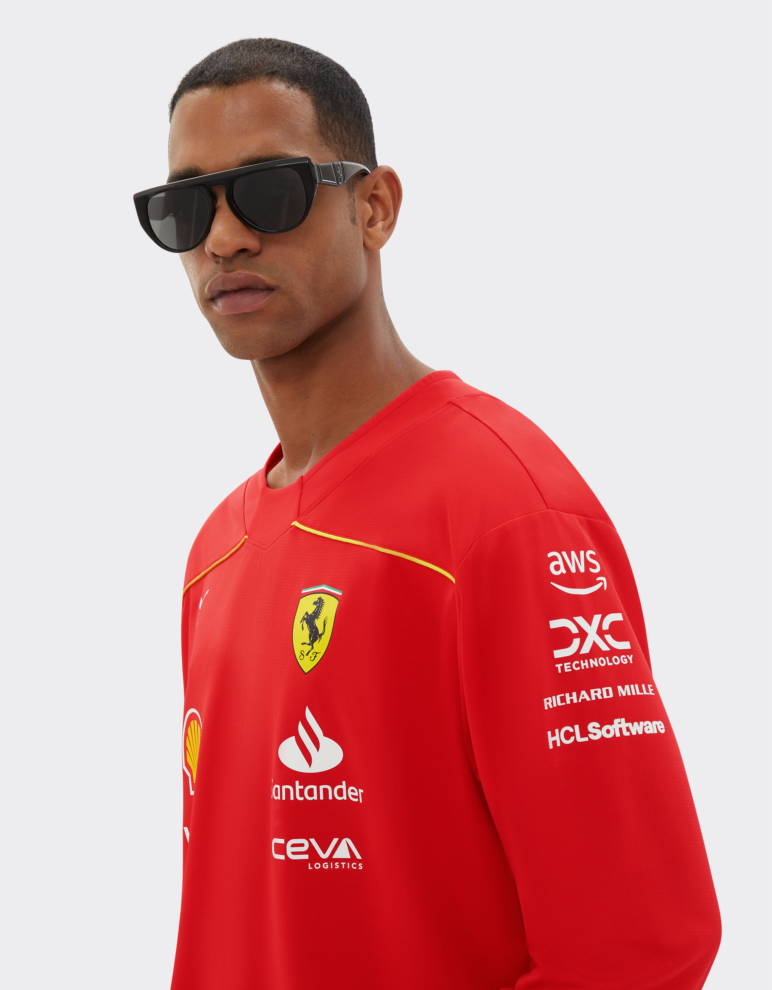 2024 Ferrari Team Hockey Jersey Carlos Sainz Jr