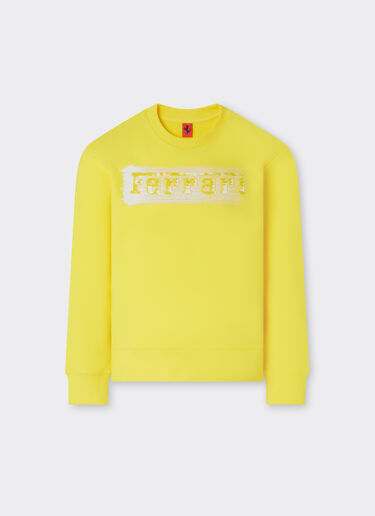 Ferrari Sudadera ligera con logotipo Ferrari Giallo Modena 22462fK