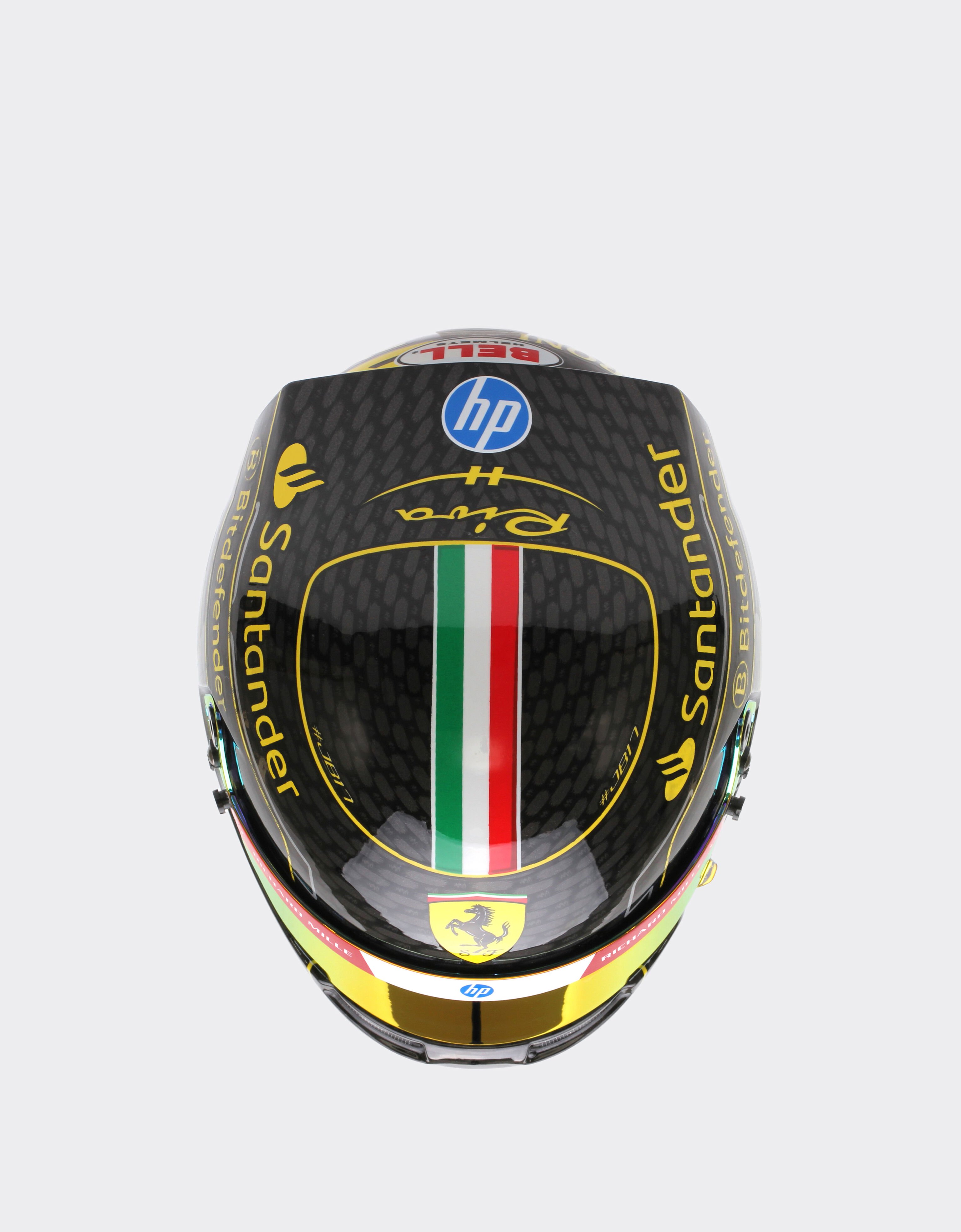 Ferrari Helm Charles Leclerc Monza Special Edition 2024 im Maßstab 1:1 Schwarz F1350f