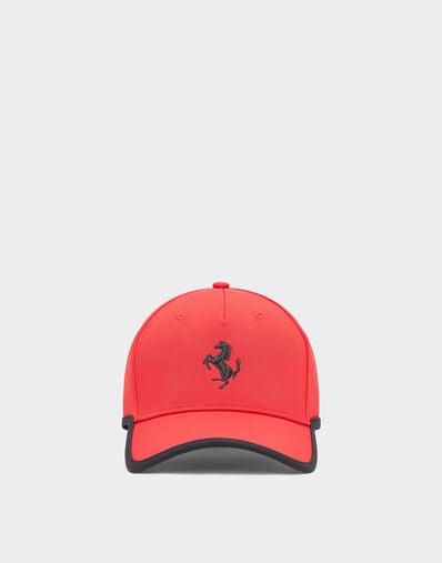 Ferrari Junior baseball hat with Prancing Horse detail Rosso Corsa 20274fK