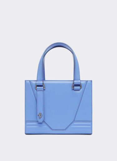 Ferrari Ferrari GT borsa mini tote in pelle Cyan 21362f