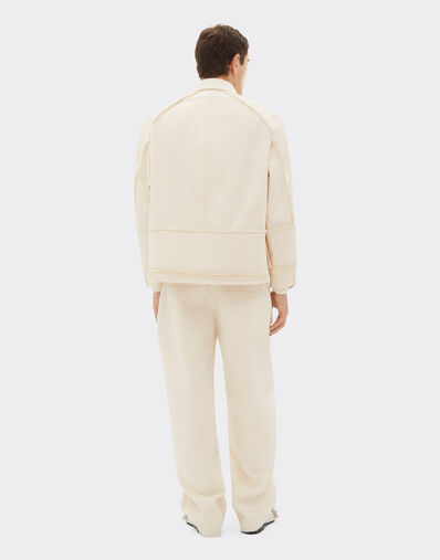 Ferrari Malfilè cotton jacket Avorio 50955f