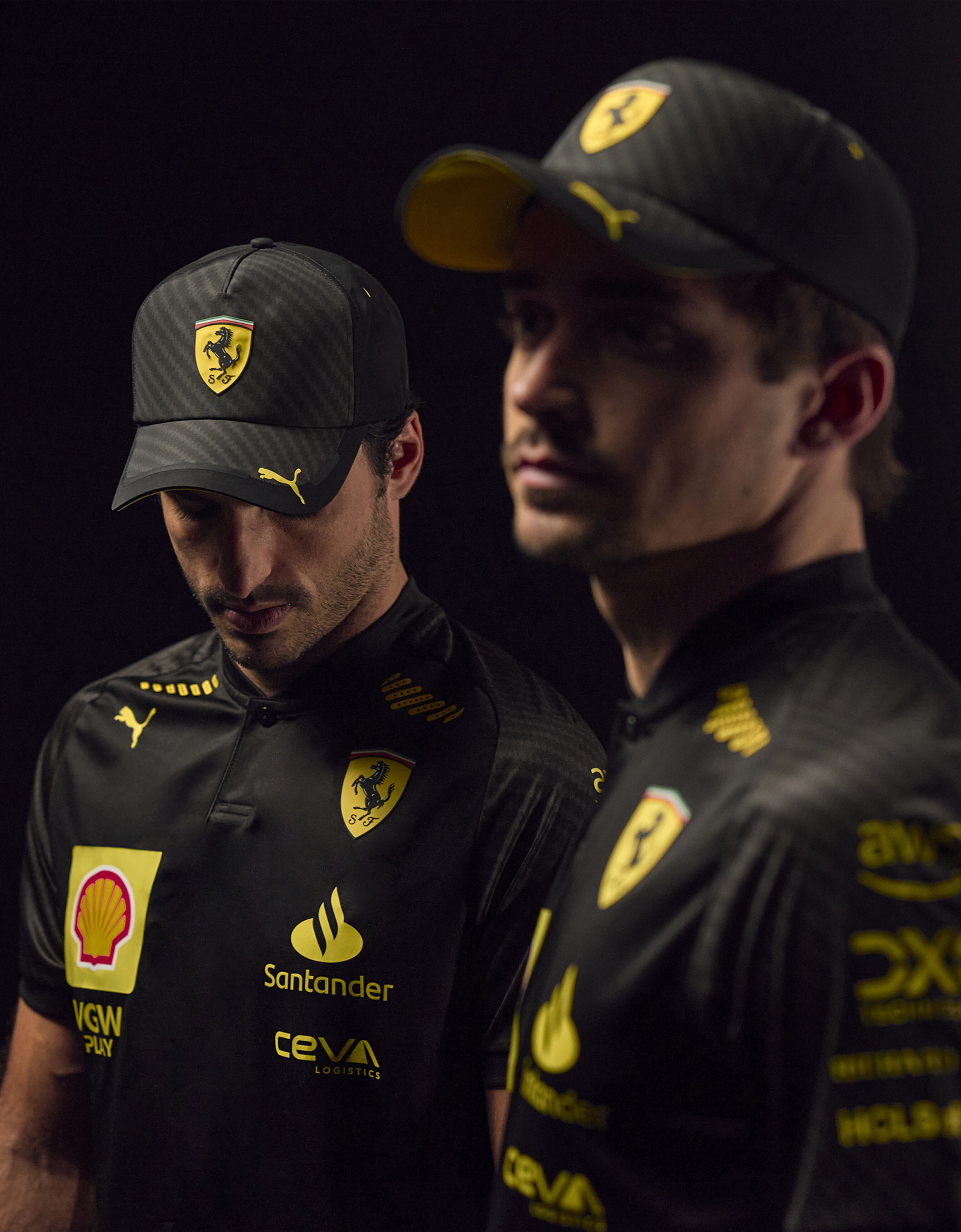 Ferrari Puma Baseballkappe für Scuderia Ferrari Monza Sonderausgabe Schwarz F1421f