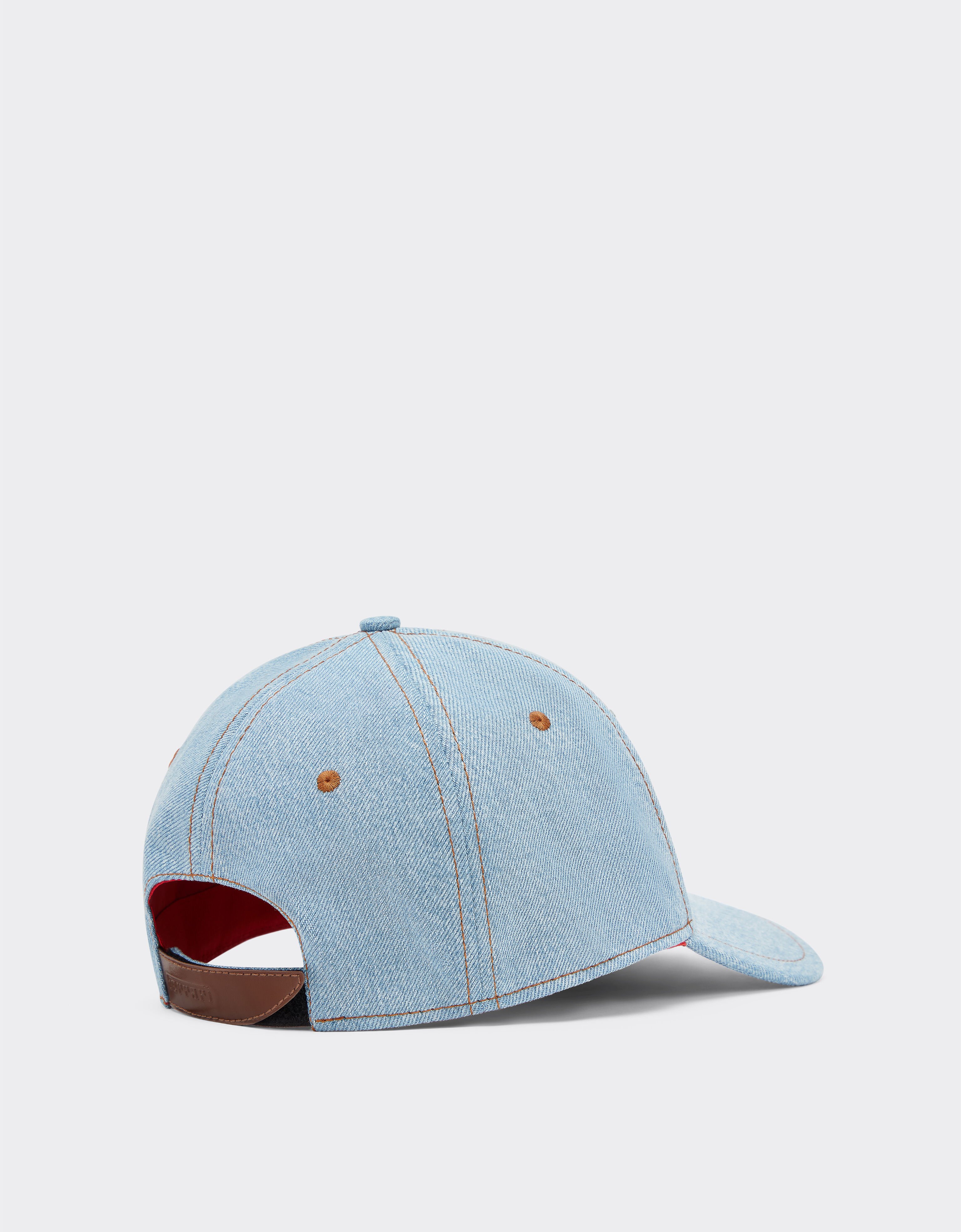 Ferrari Gorra vaquera Ferrari x Charles Leclerc Denim claro 22296f