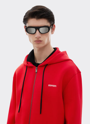 Ferrari Hooded sweatshirt in scuba Racing red 21996f