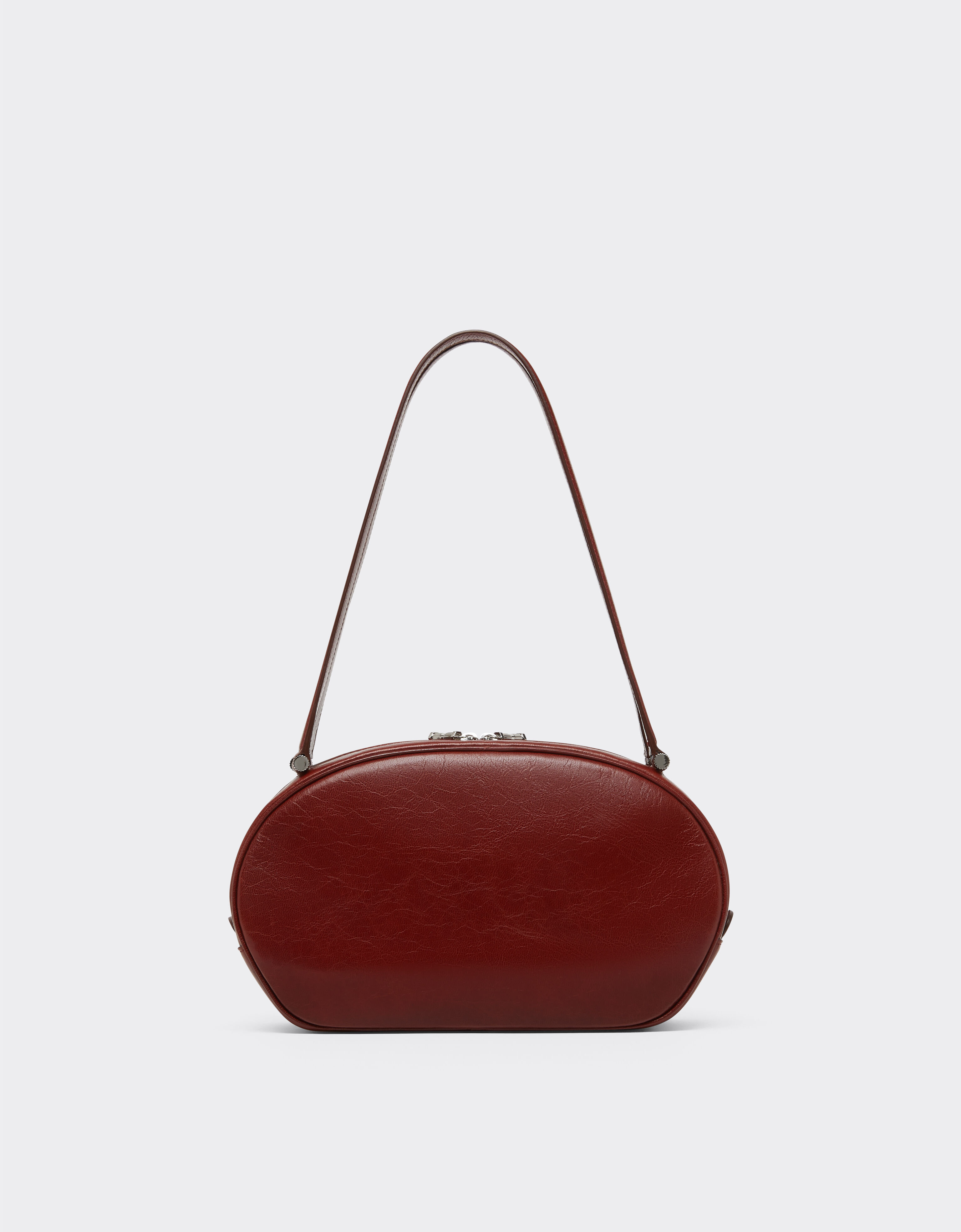 Ferrari Le sac Ferrari Dino Tote Soft en cuir brillant Fired Brick 51325f