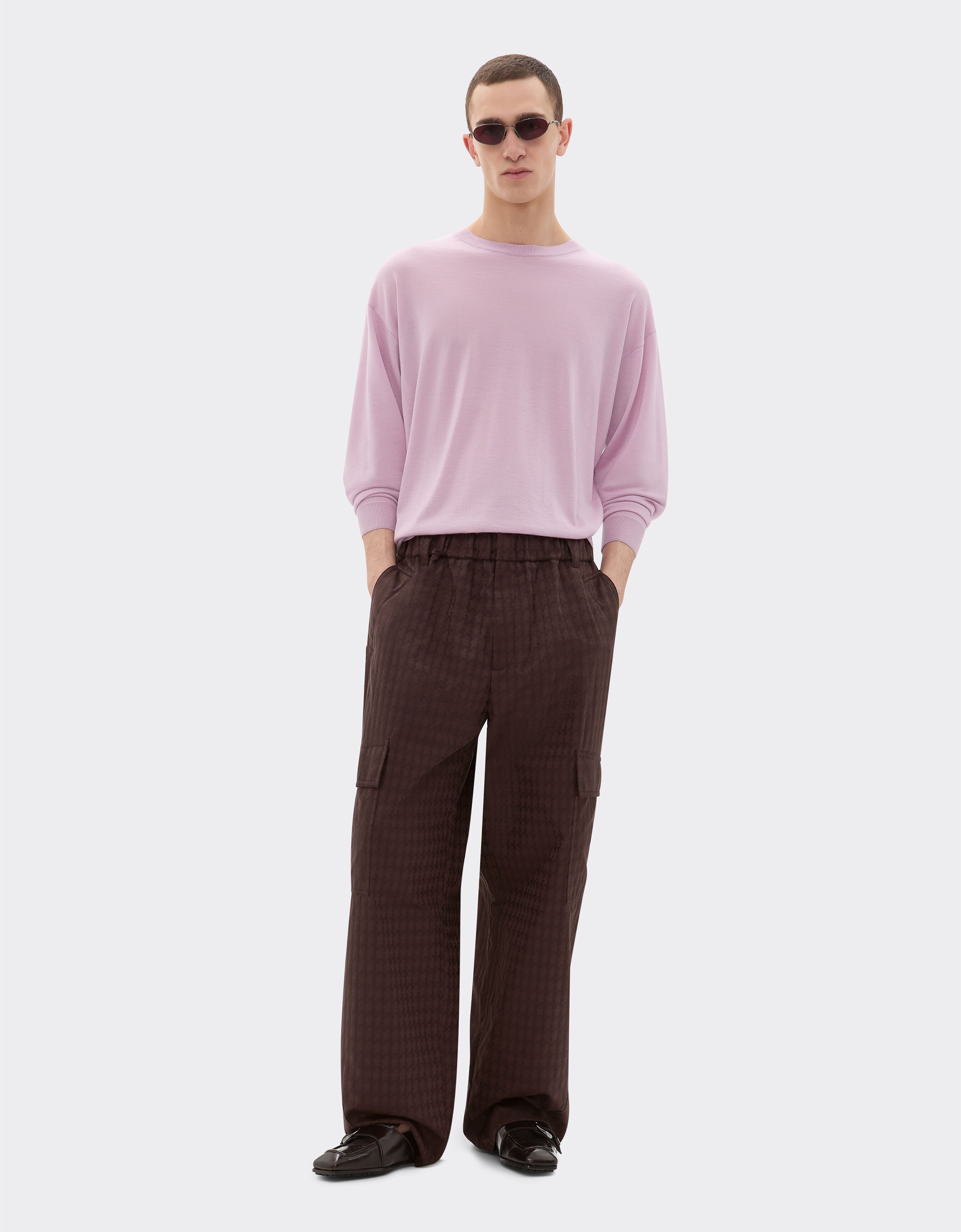 Ferrari Cargo trousers in Q-Cycle® cotton twill Mahogany 49106f