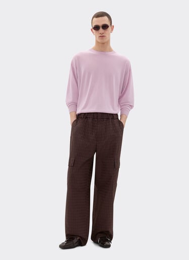 Cargo trousers in Q-Cycle® cotton twill Ferrari Cargo trousers in Q-Cycle® cotton twill Mahogany 49106f
