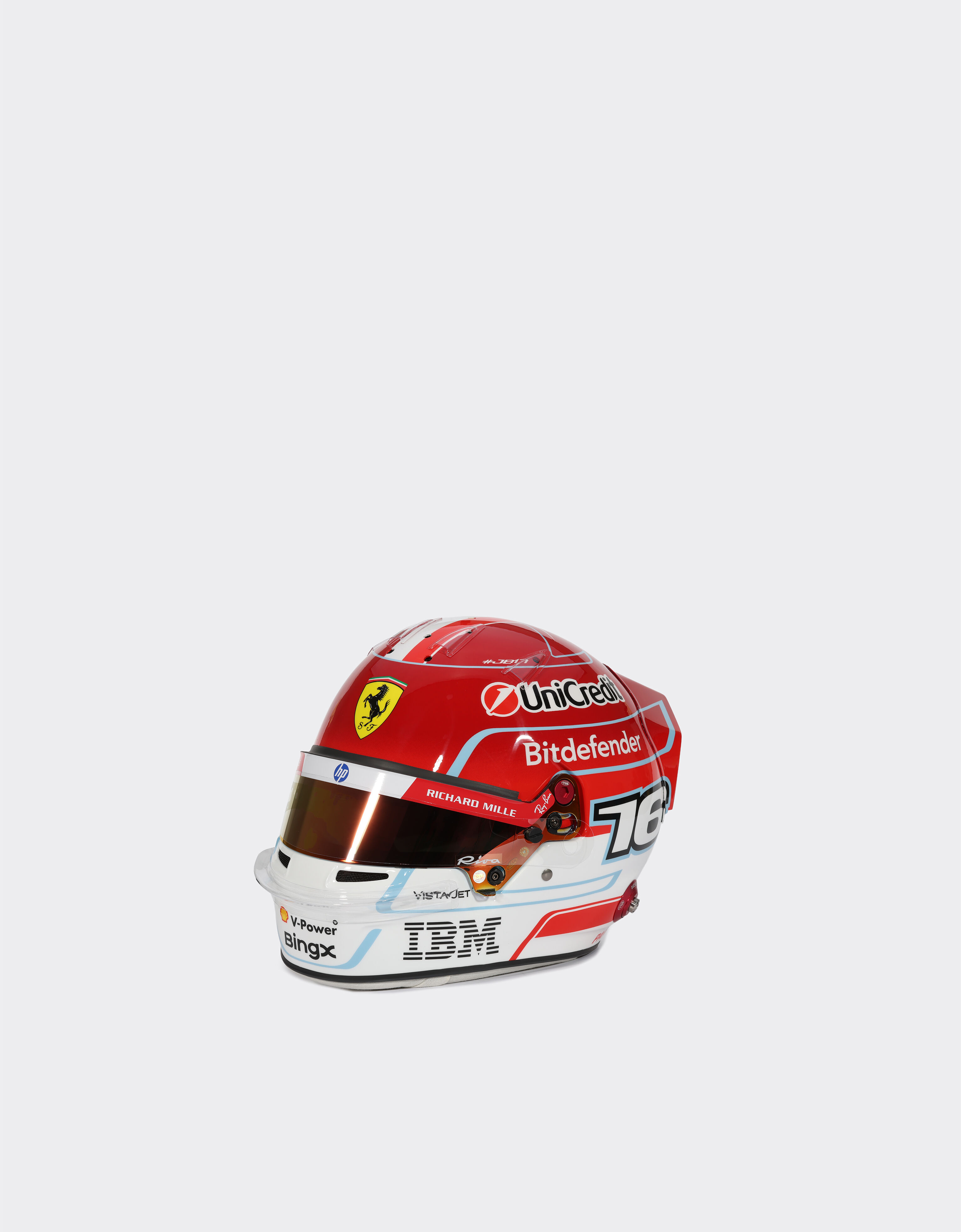 Ferrari Leclerc Replica 2026 Helmet in 1:1 scale Multicolore LA0IVf