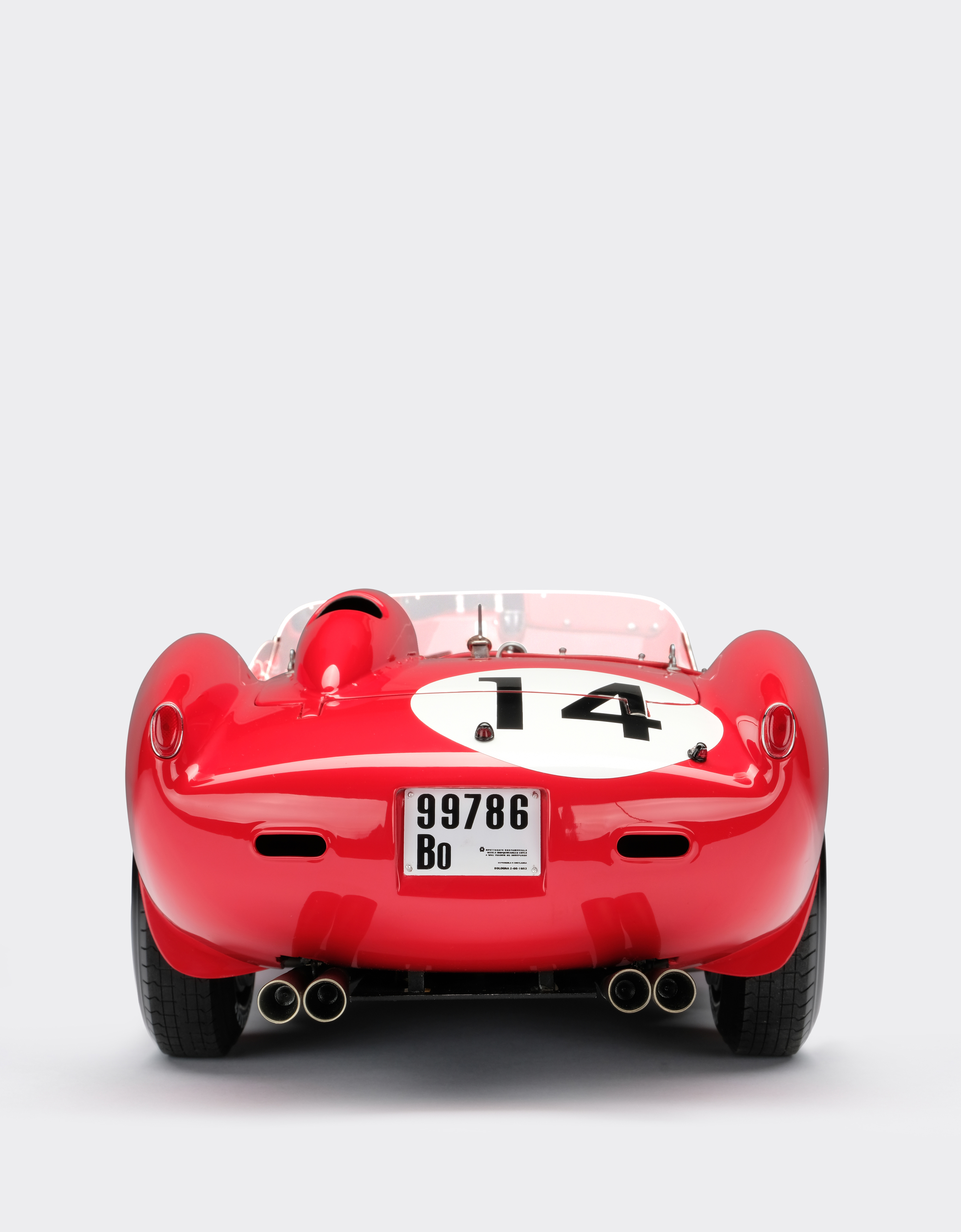  Ferrari Ferrari 250 Tr 1958 Le Mans Model In 1:18 Scale - Male Cars Red Os 