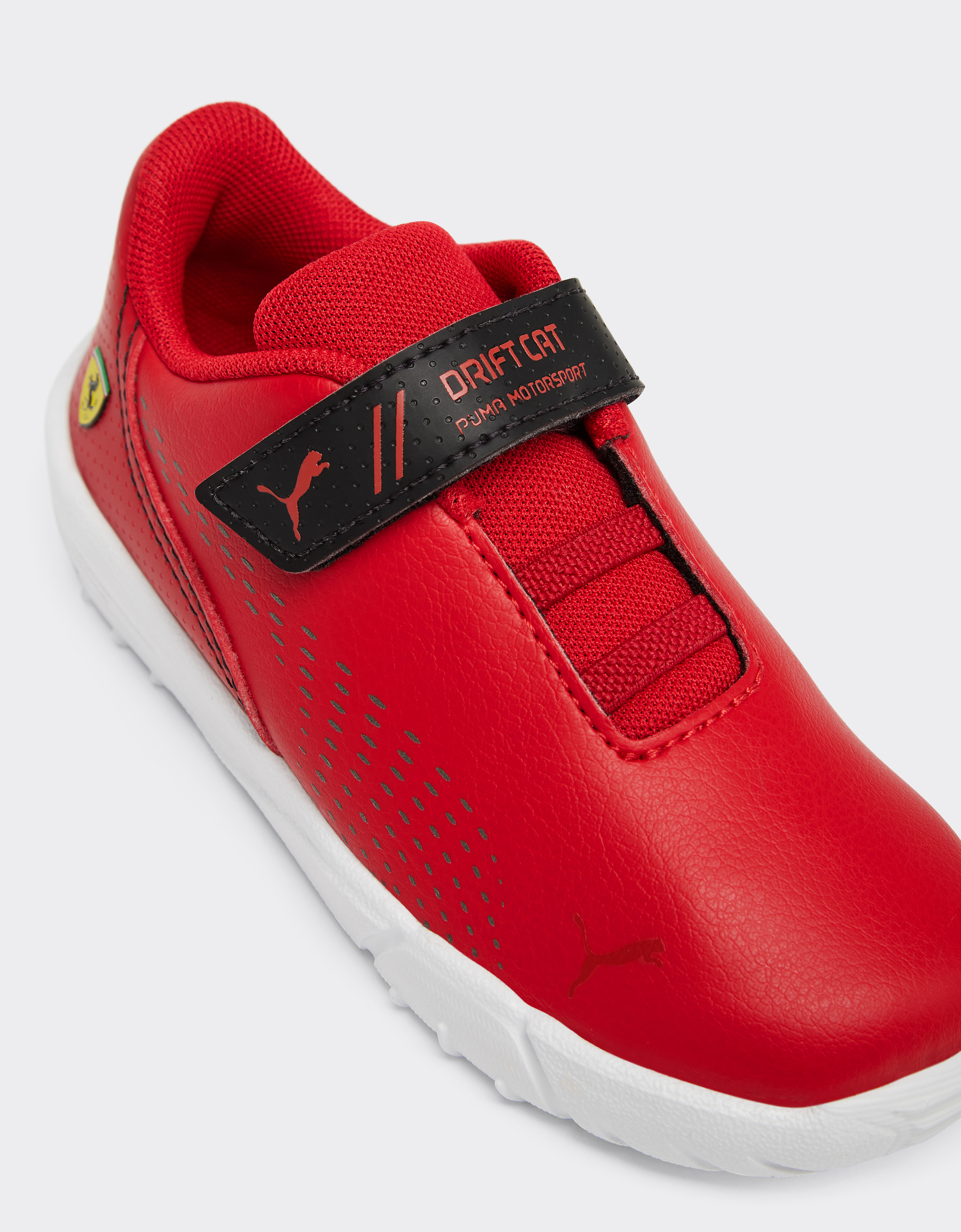 Ferrari First Steps Puma For Scuderia  Drift Cat Decima Shoes In Rosso Corsa