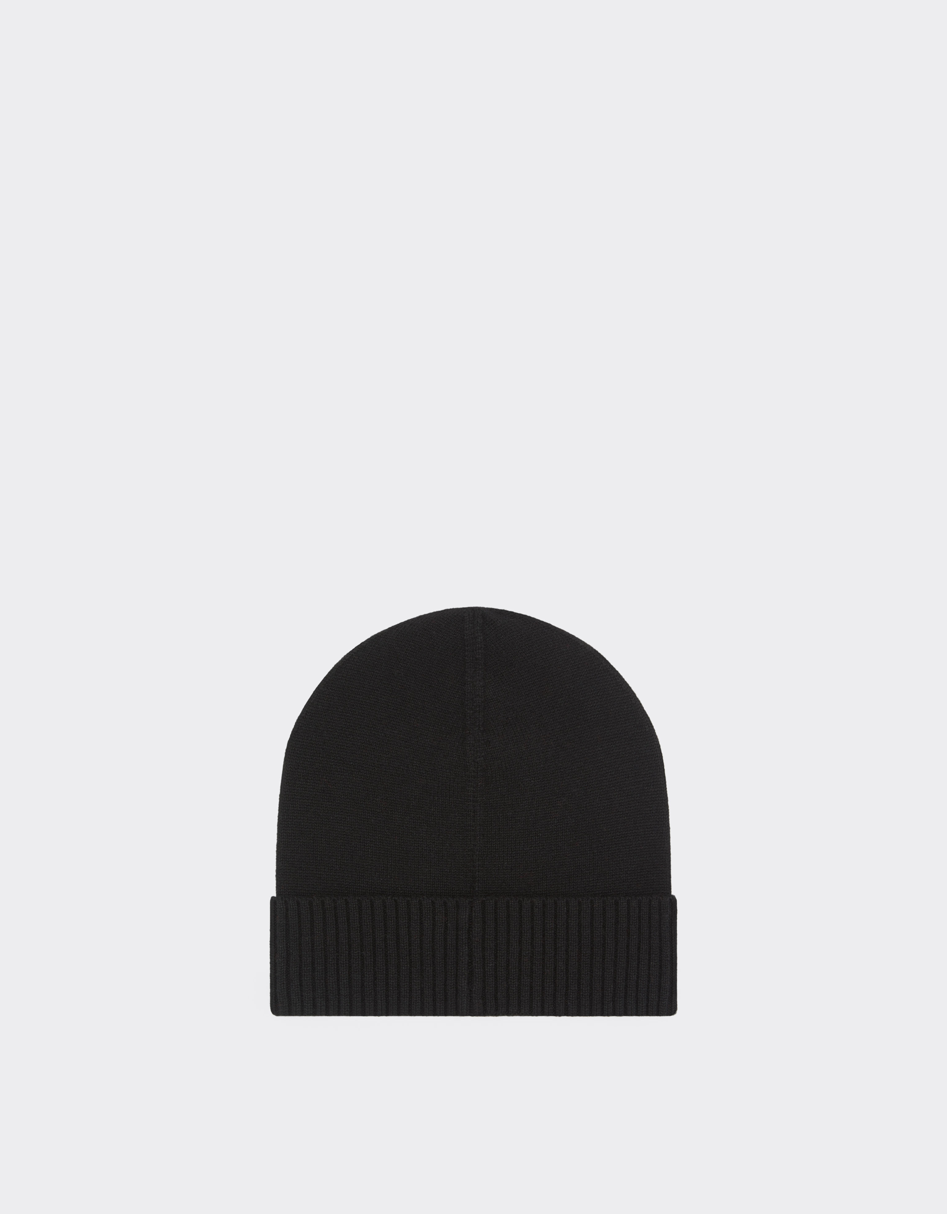 Ferrari Wool And Cashmere Beanie In Black