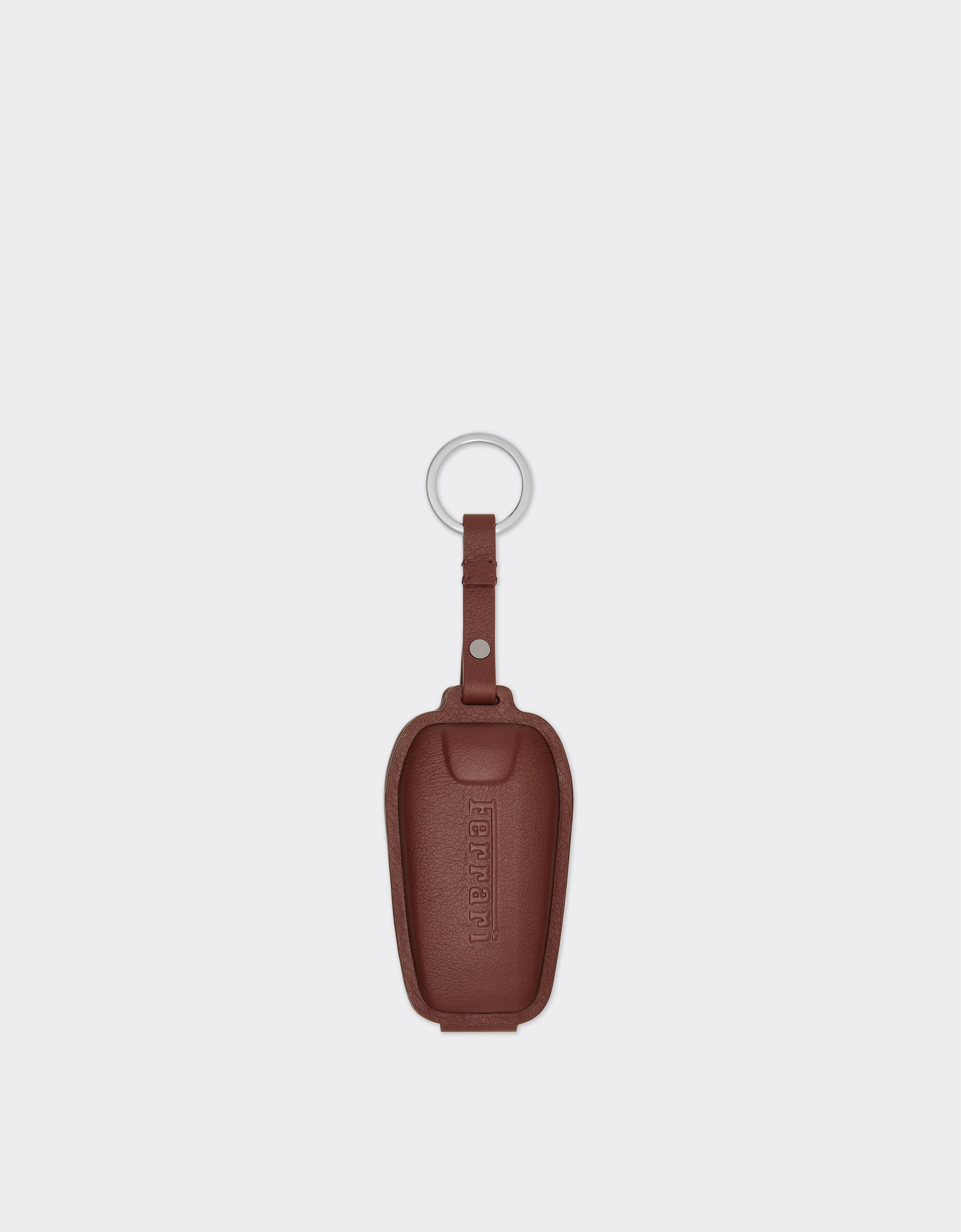  Ferrari Ferrari Leather Keychain - Male Keychains Espresso Os 