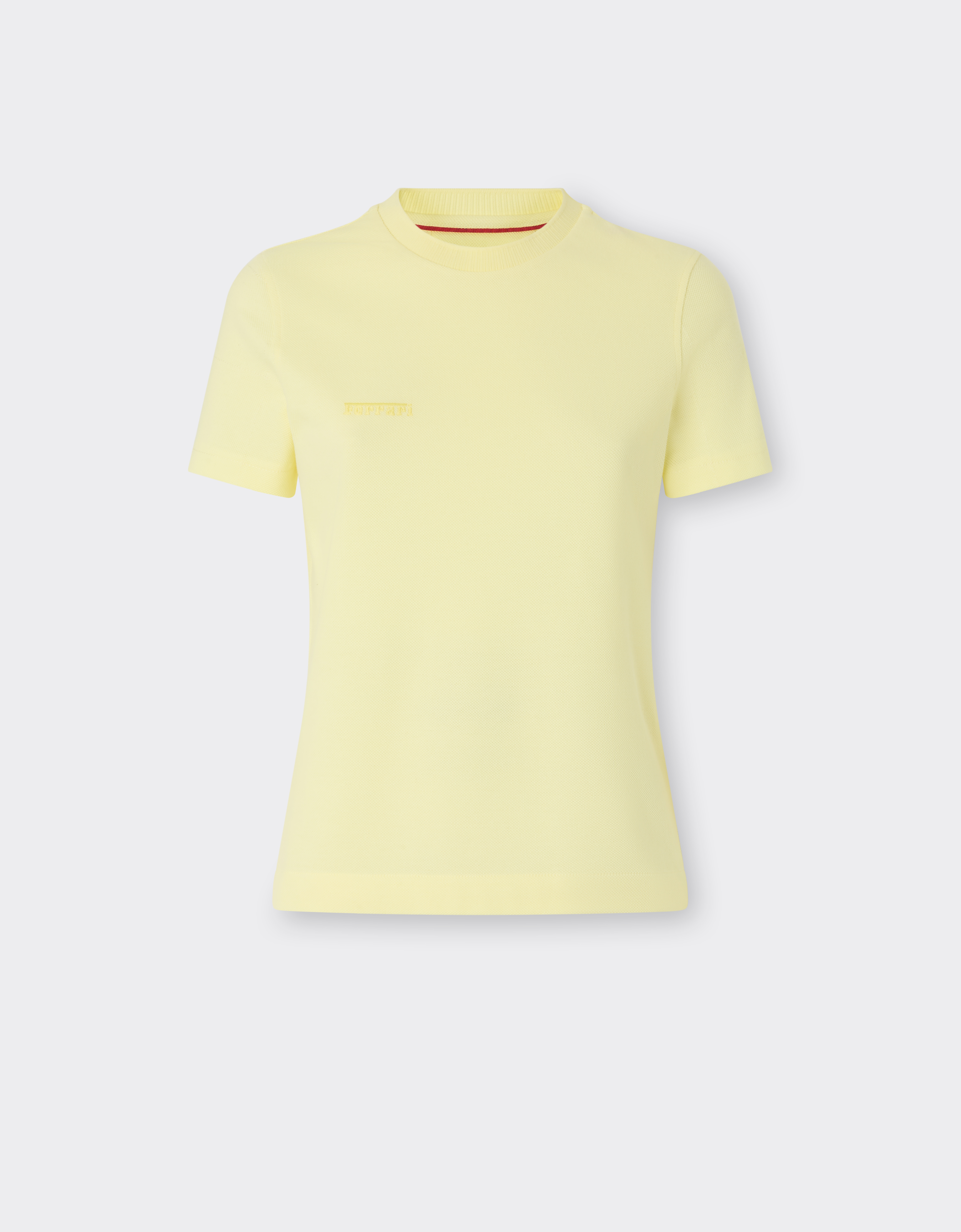 Ferrari Jersey T-shirt In Yellow