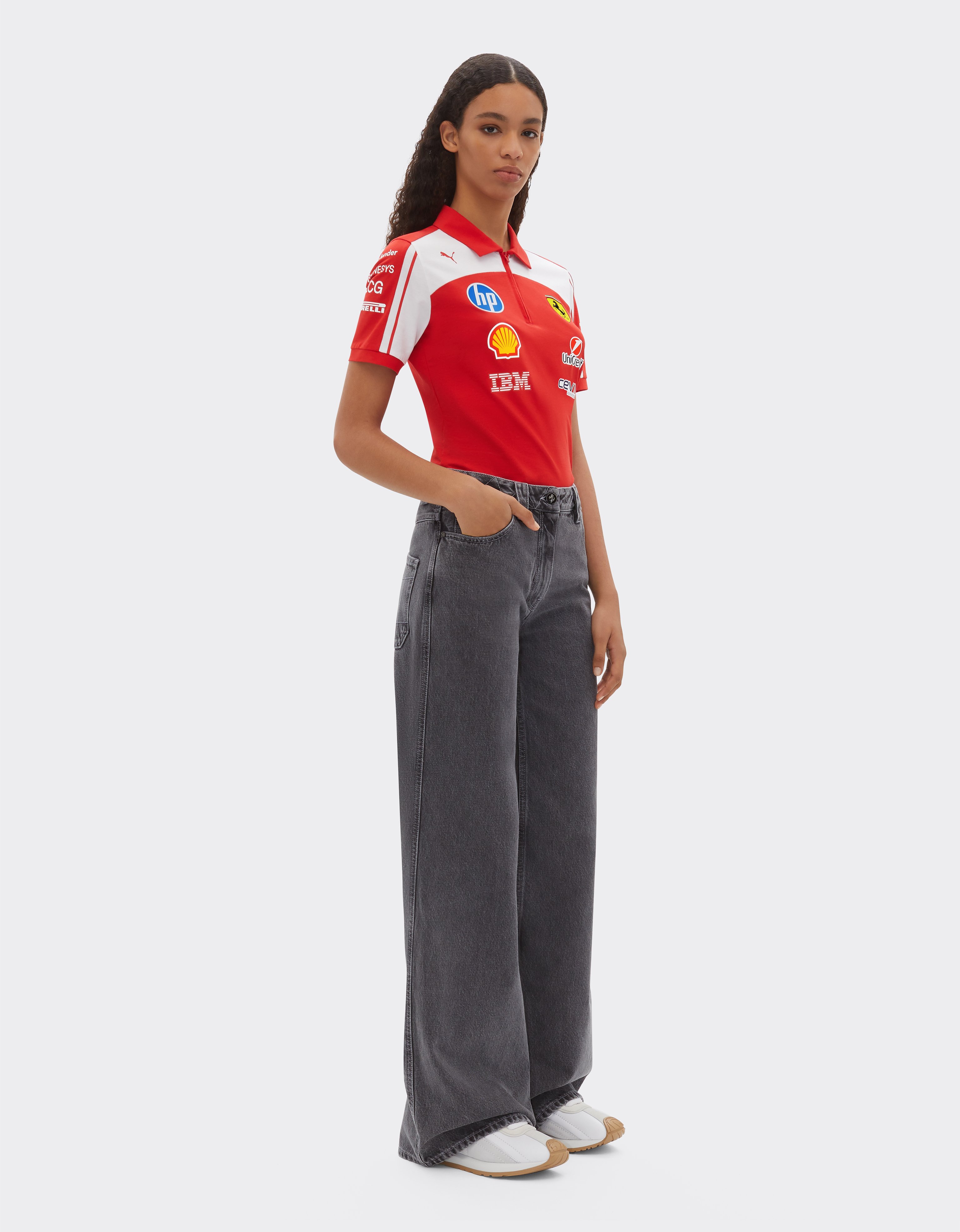  Ferrari Polo Replica 2026 Puma Für Scuderia Ferrari Hp - Female Poloshirts Rot L 