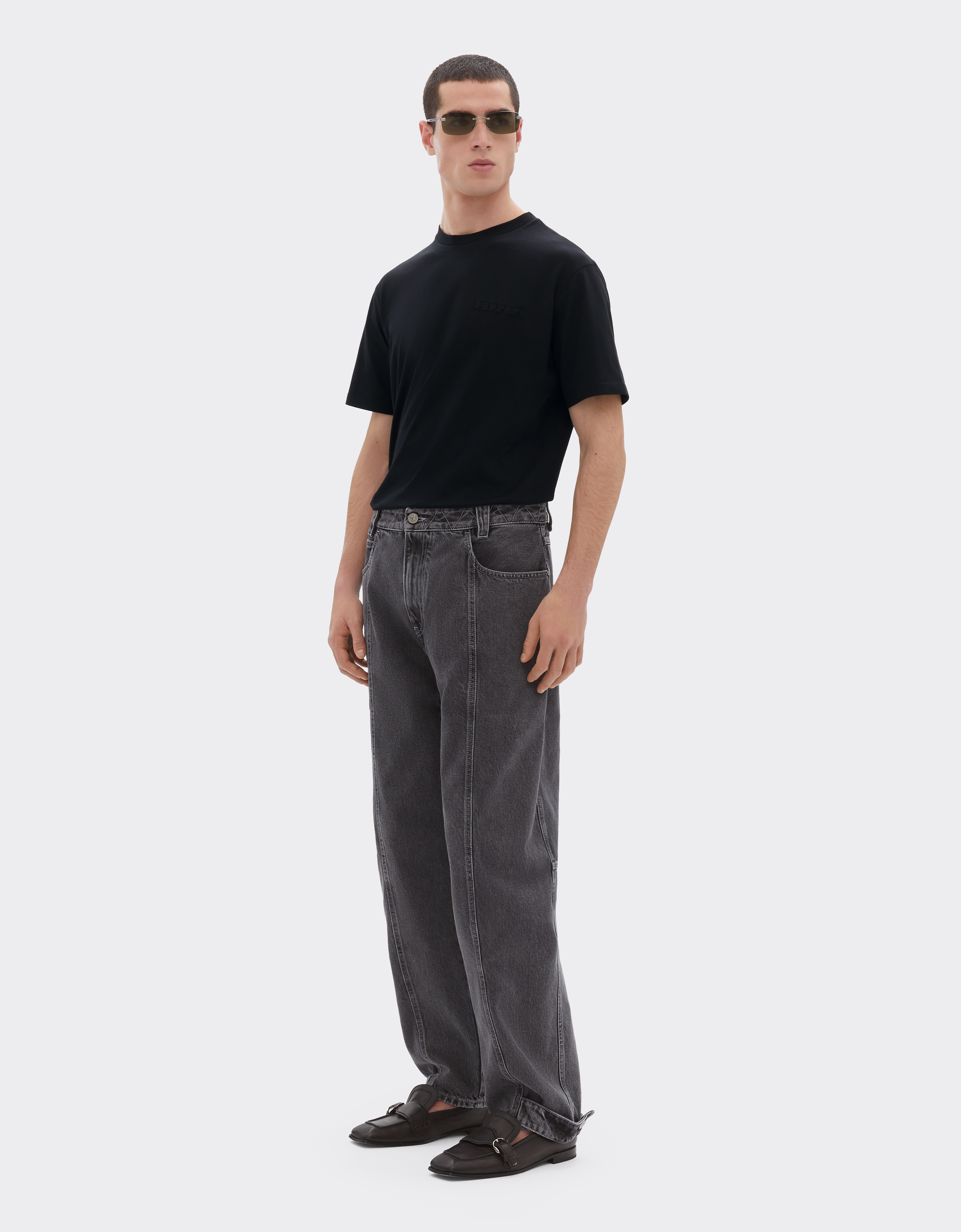 Ferrari Cotton T-shirt With  Logo In Black