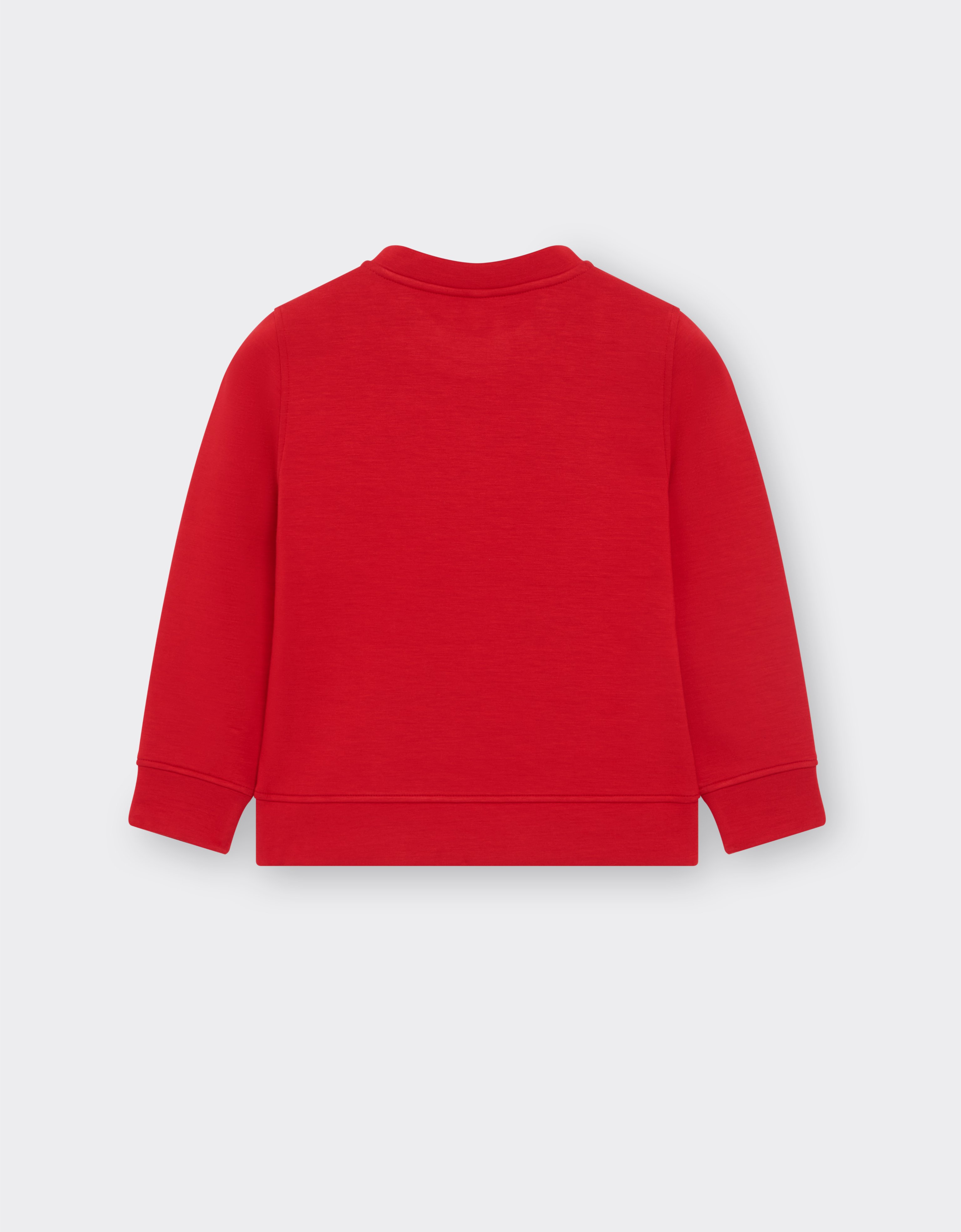 Ferrari Scuba Sweatshirt With Logo In Racing Red