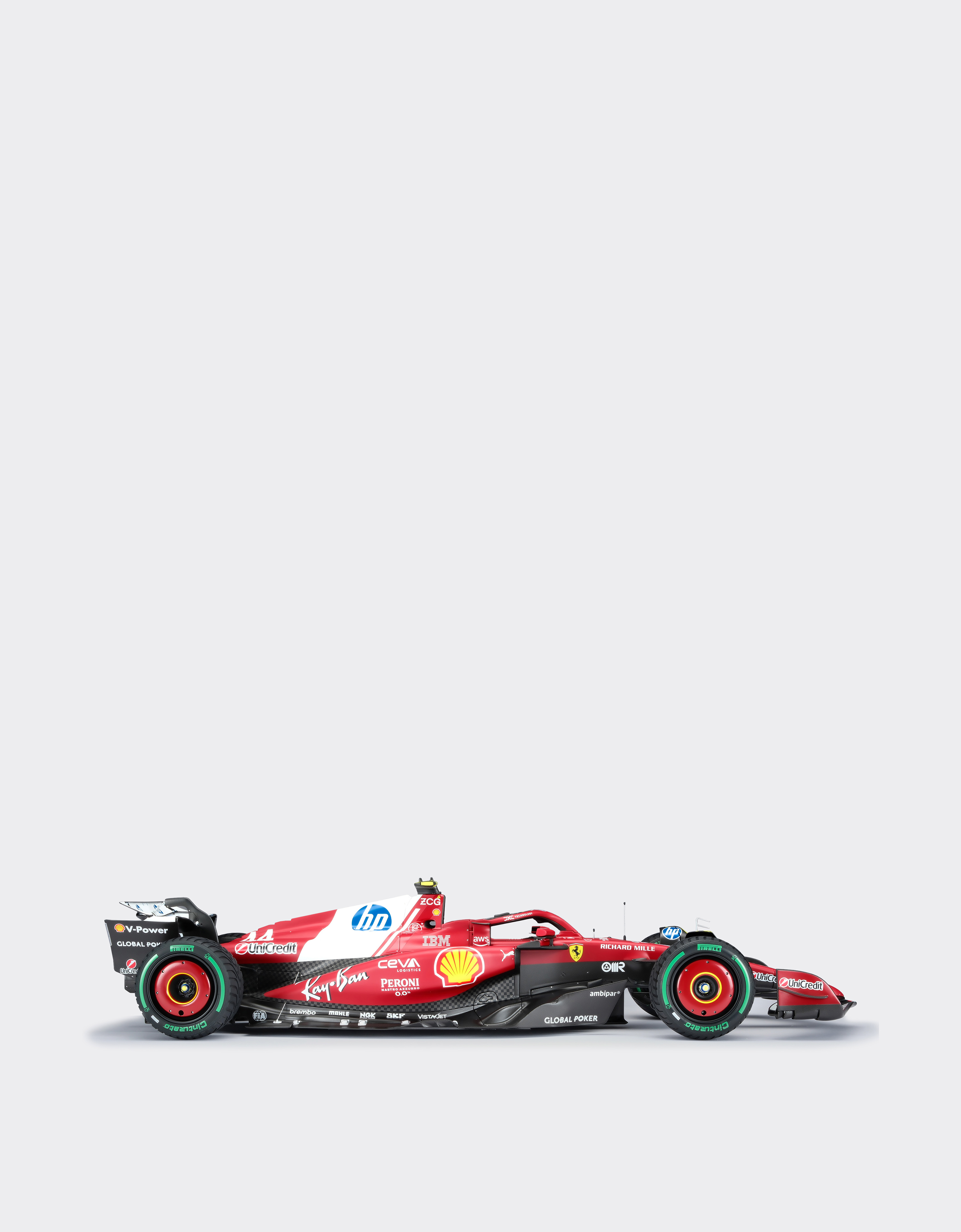  Ferrari Ferrari Sf25 Lh 1:18 Scale Model -  Cars Red Os 