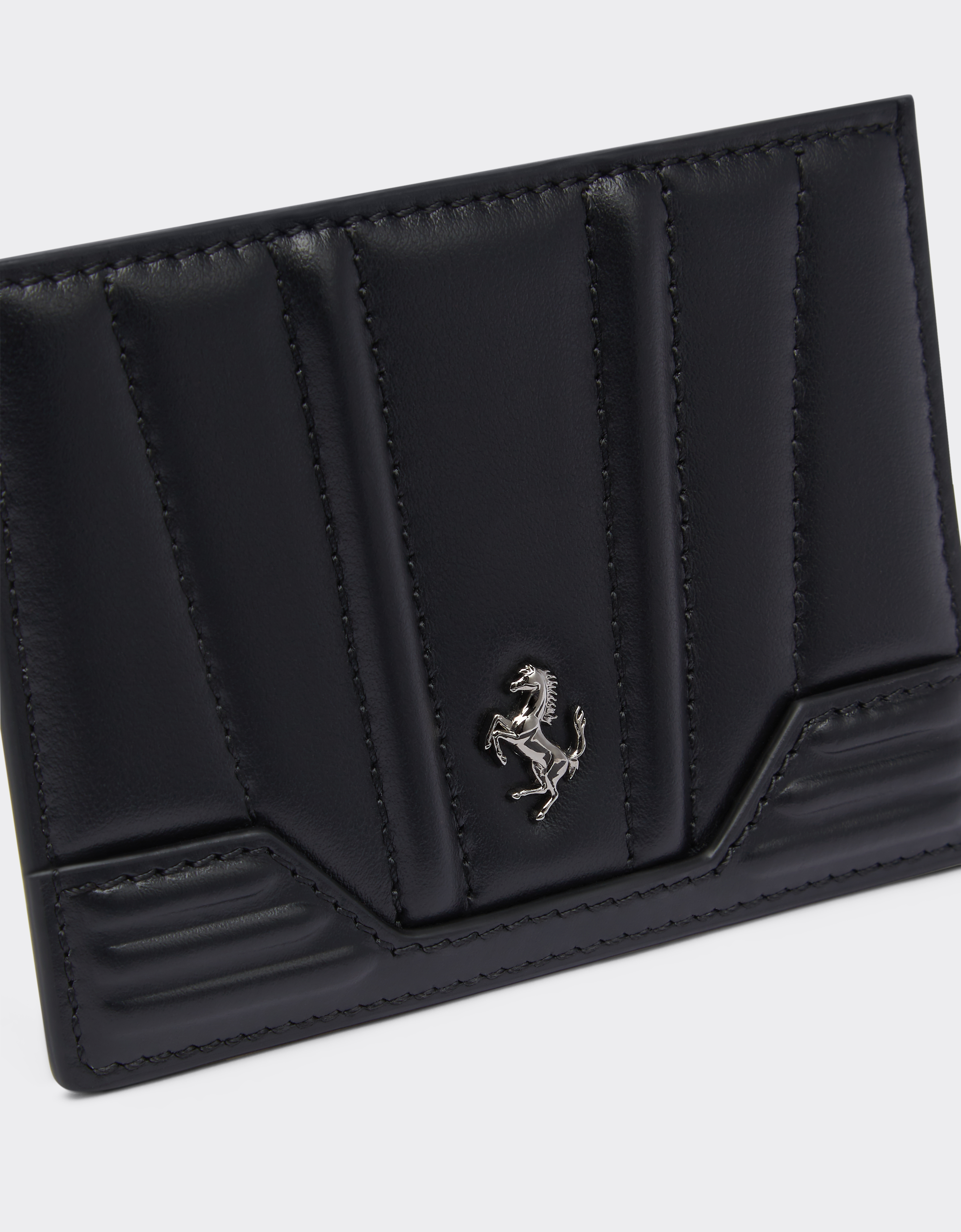  Ferrari Kartenetui Aus Leder - Female Poloshirts Nero Os 