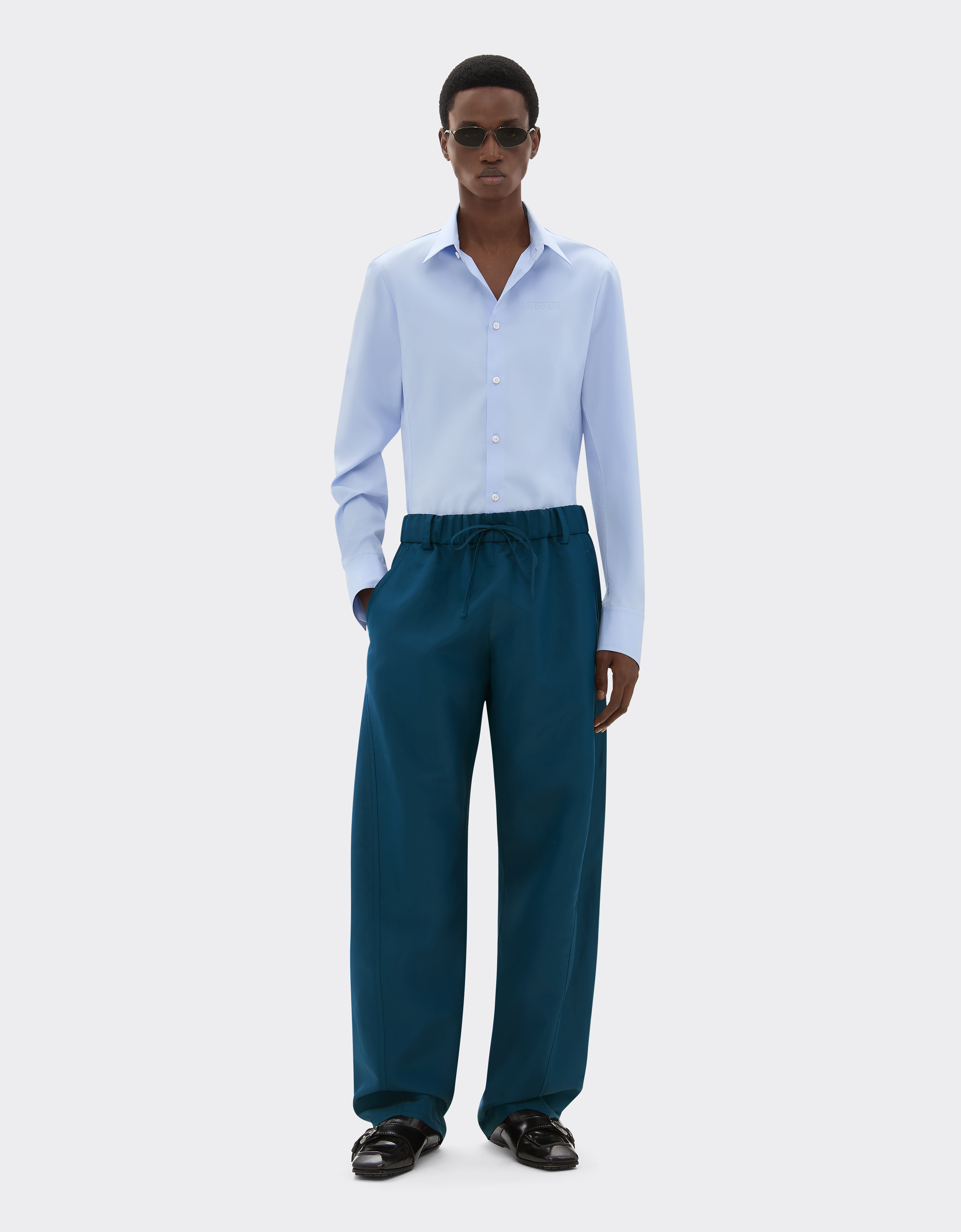 Ferrari Trousers In Iridescent Nylon Twill