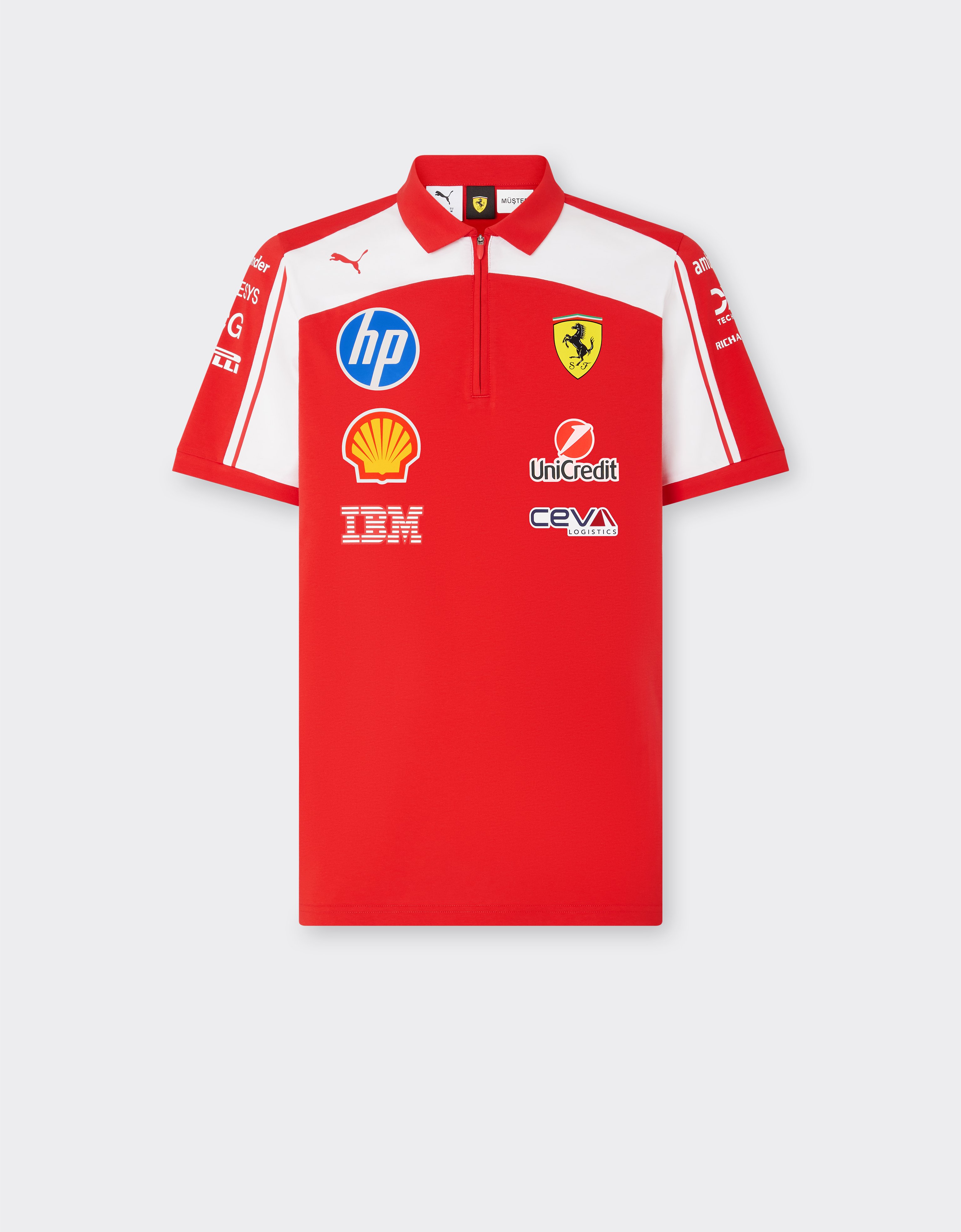 Ferrari Replica 2026 Polo Shirt Puma For Scuderia Hp In Red