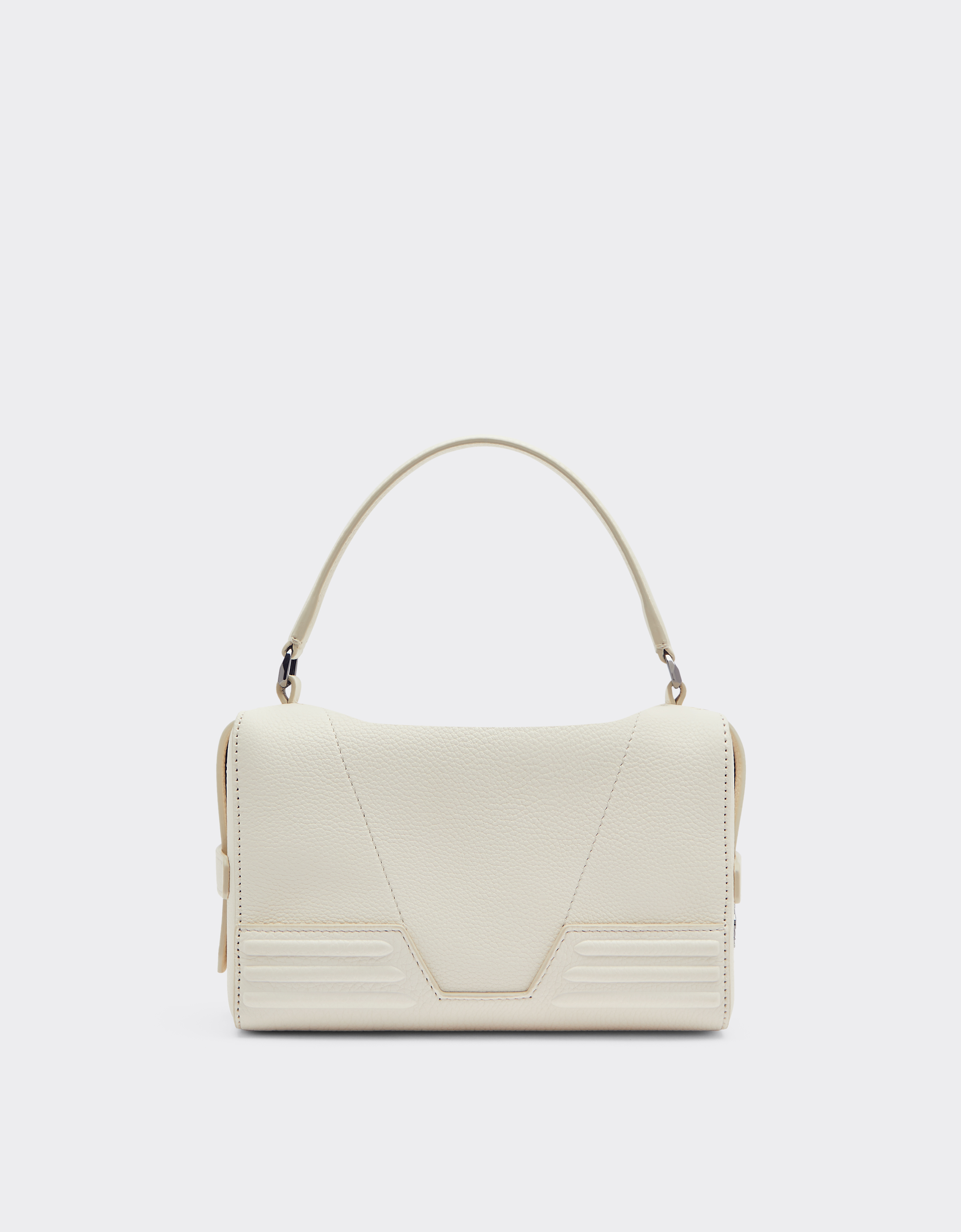 Ferrari Gt Soft Micro Bag In Grained Leather In Ivory
