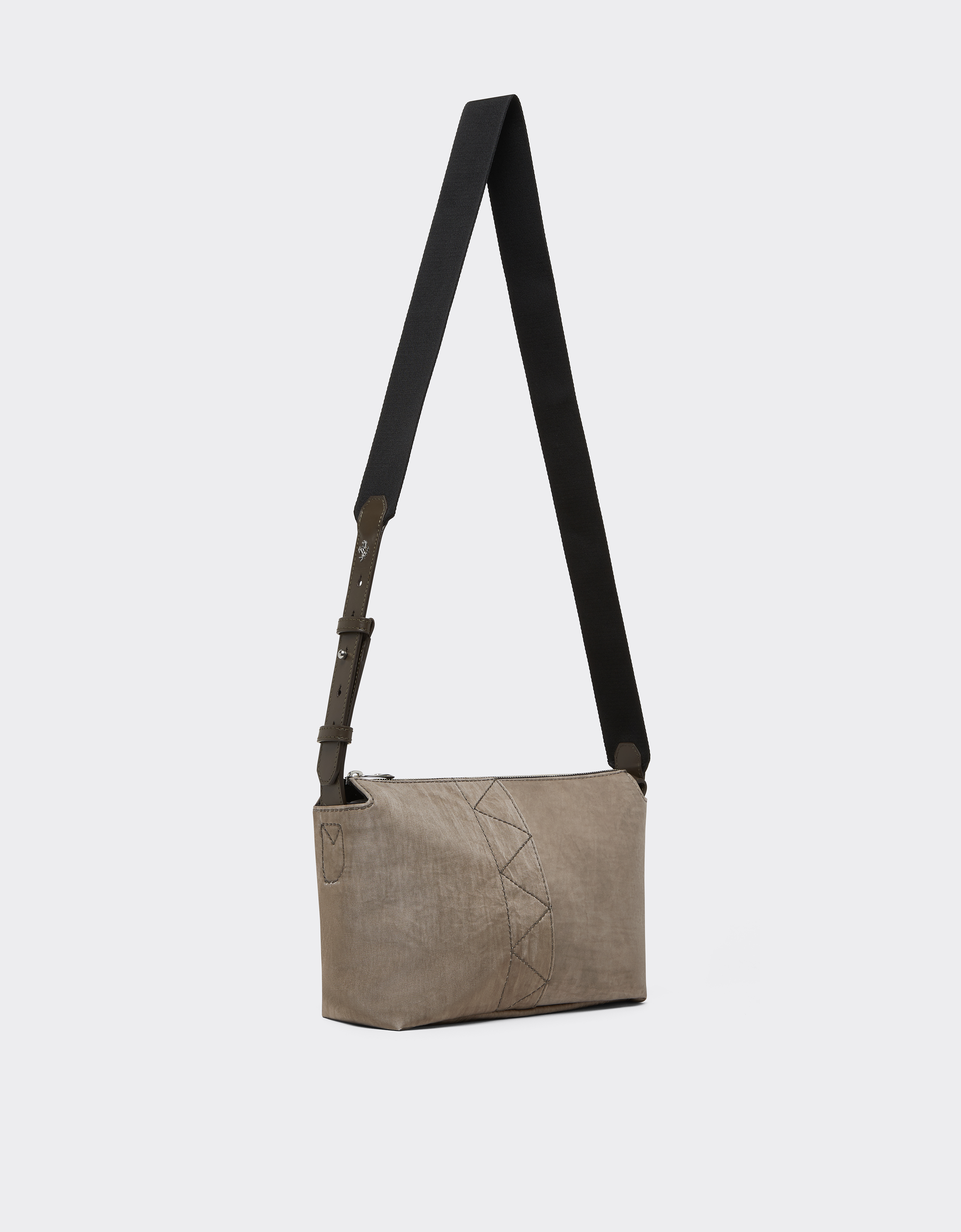  Ferrari Umhängetasche Aus Nylon - Male Reisetaschen Khaki Green Os 