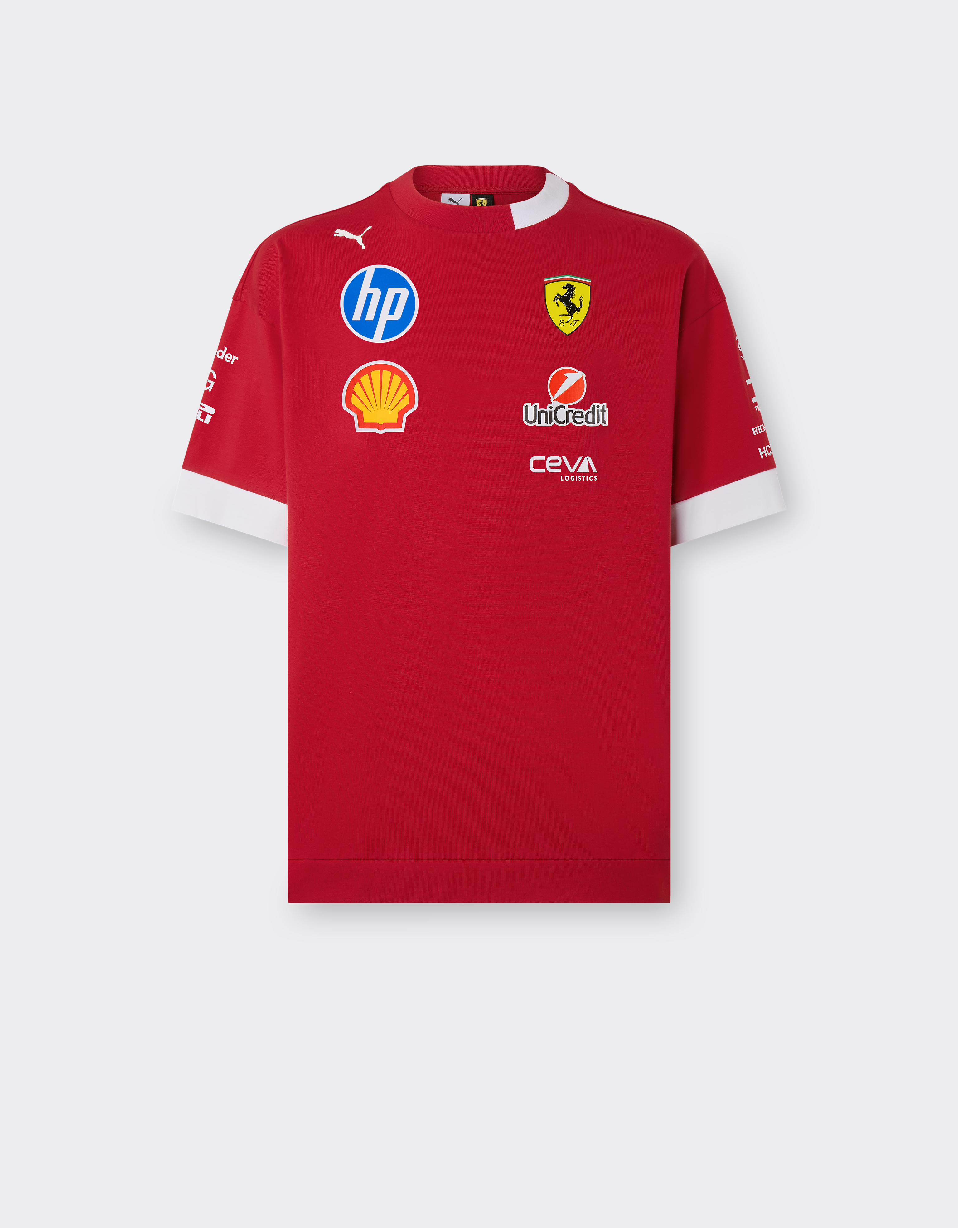 ${brand} Puma for Scuderia Ferrari HP 2025 drivers T-shirt ${colorDescription} ${masterID}