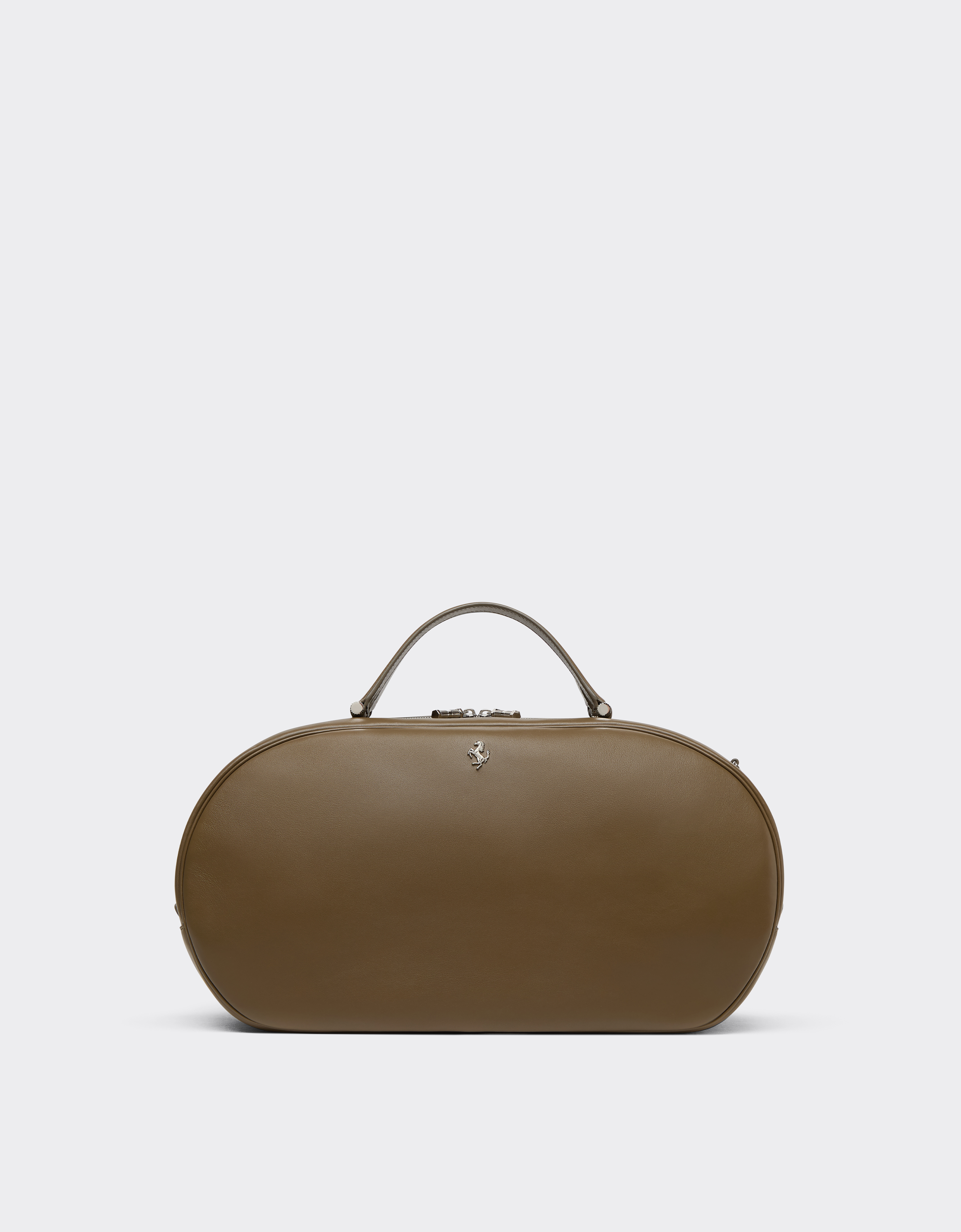 Ferrari Women's Khaki Green Dino Bowling Bag Soft - Handbags Os