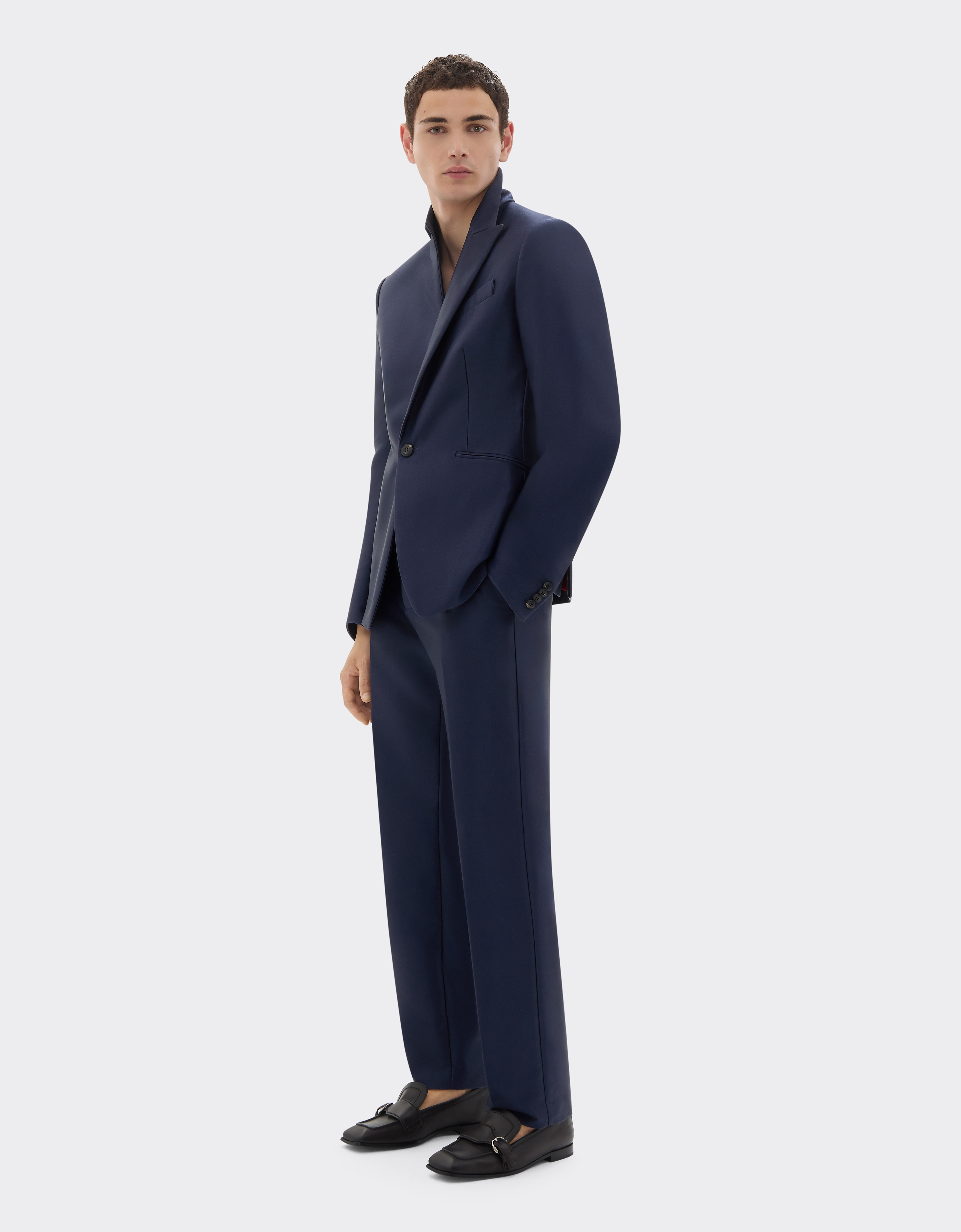 Ferrari Technical Gabardine Trousers In Blue