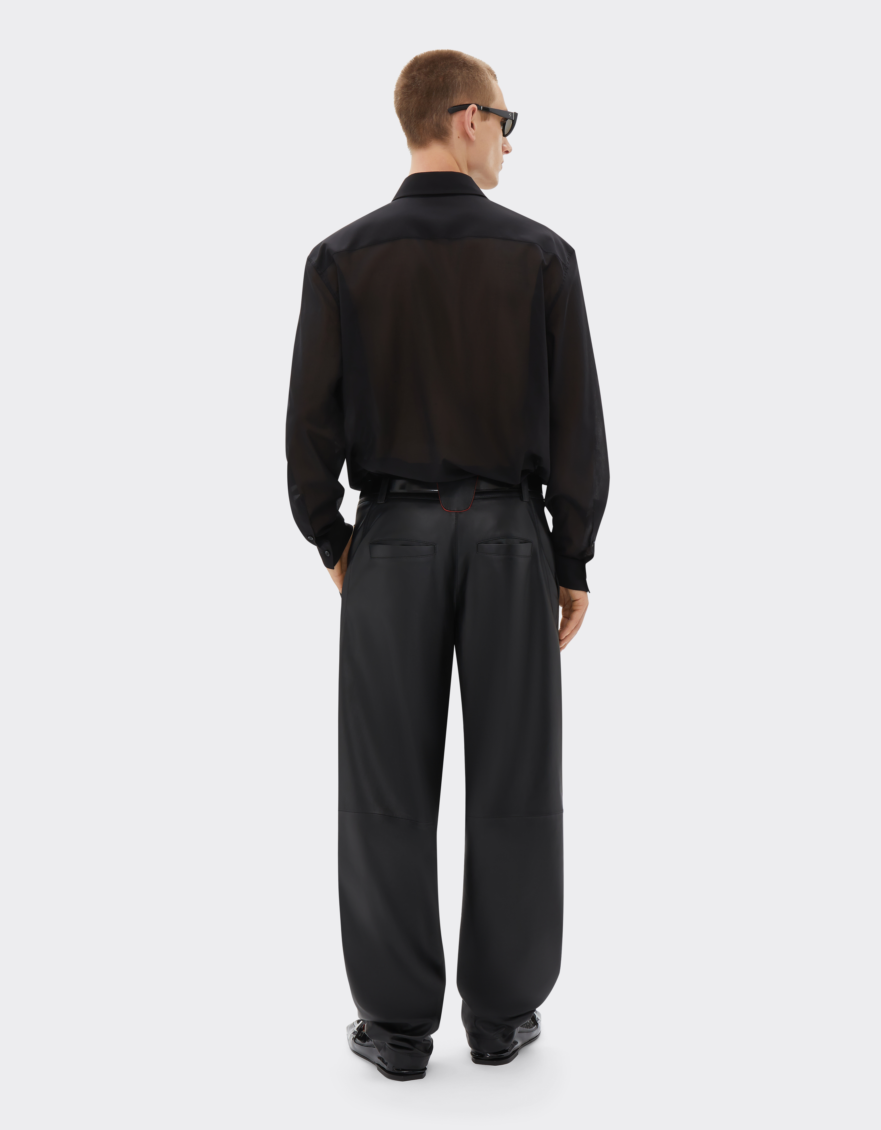 Ferrari Shirt In Voile In Black