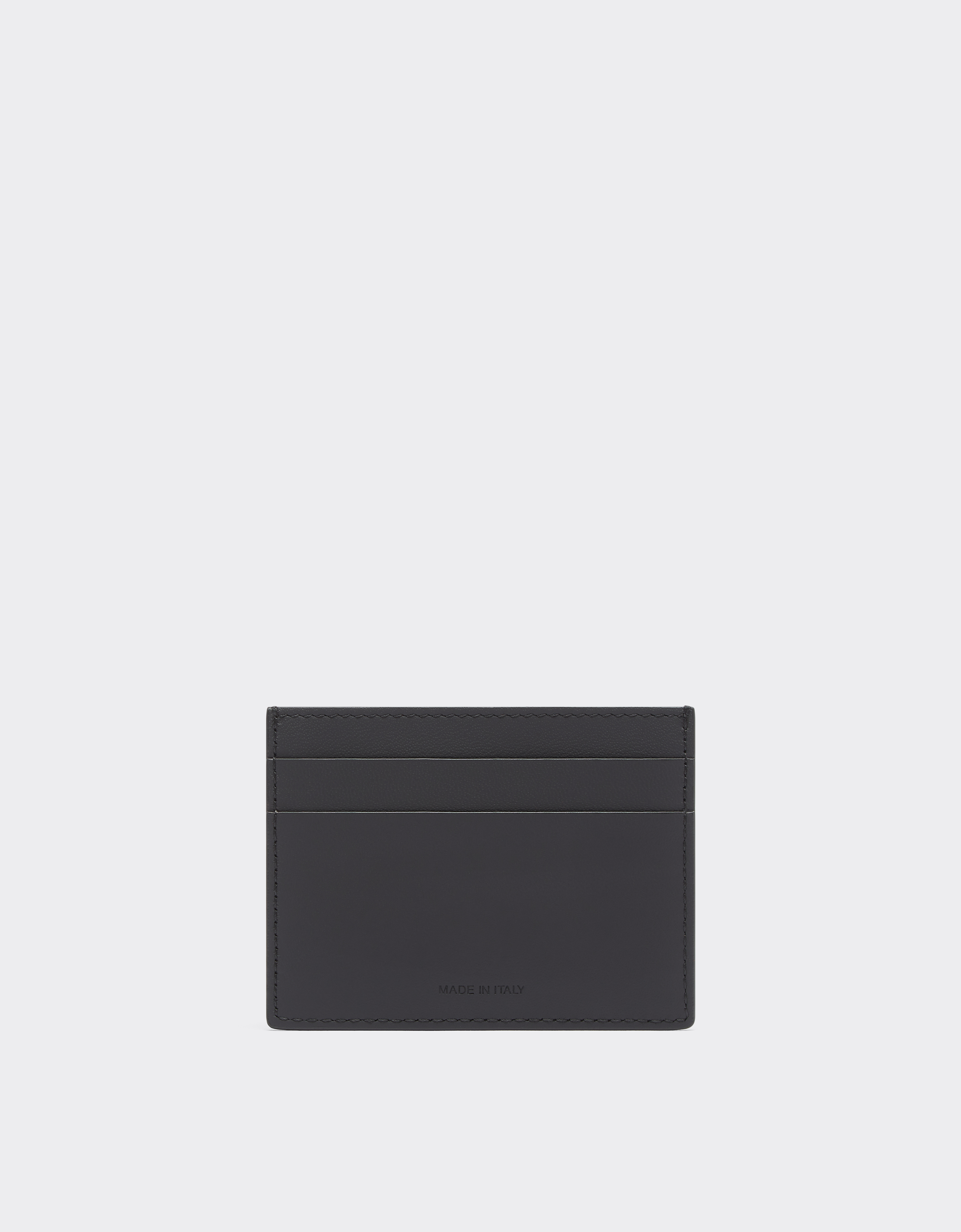  Ferrari Second Life Leather Card Holder -  Wallets Black Os 