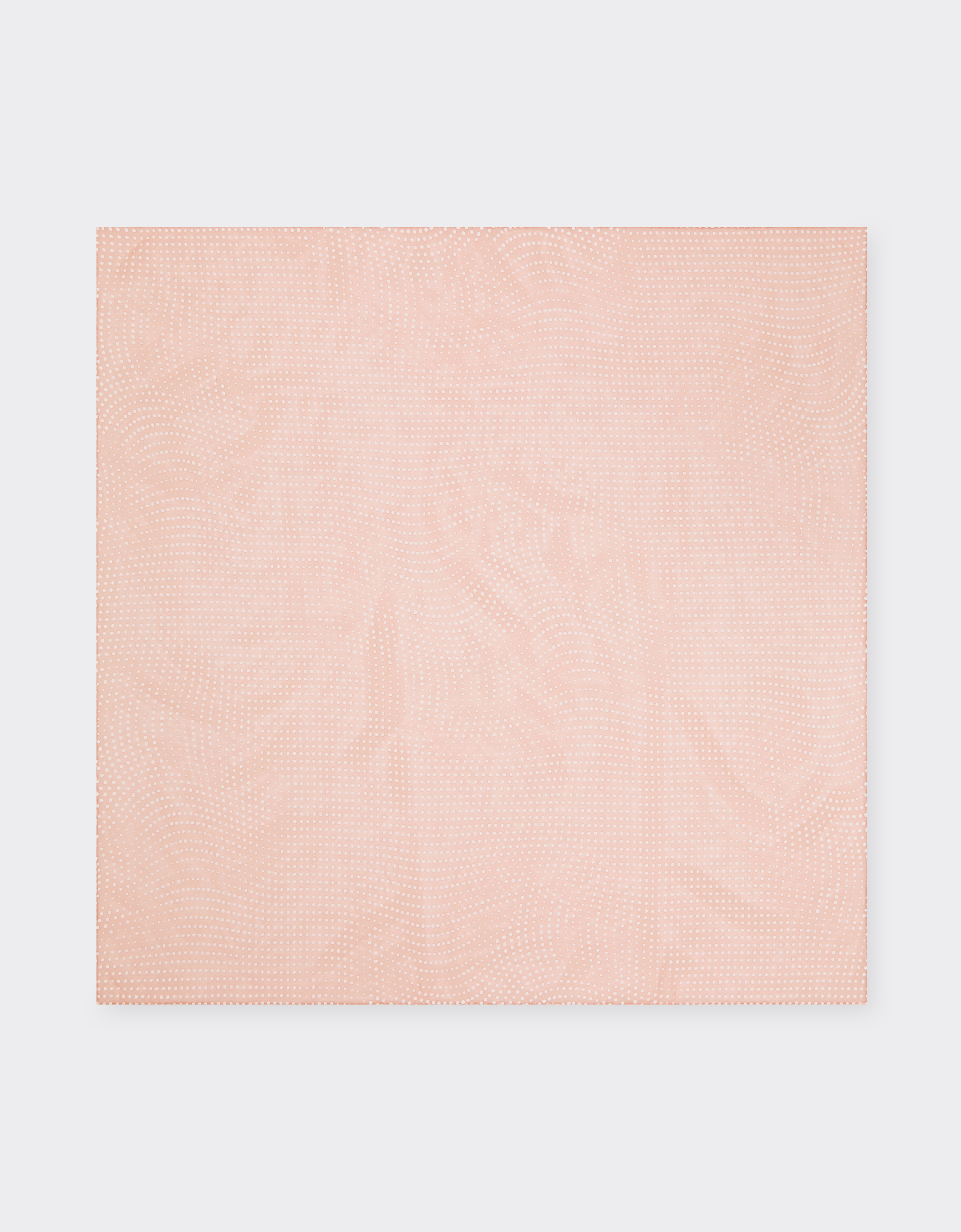 Ferrari Silk Foulard With Cavallino Dots Print In Brown