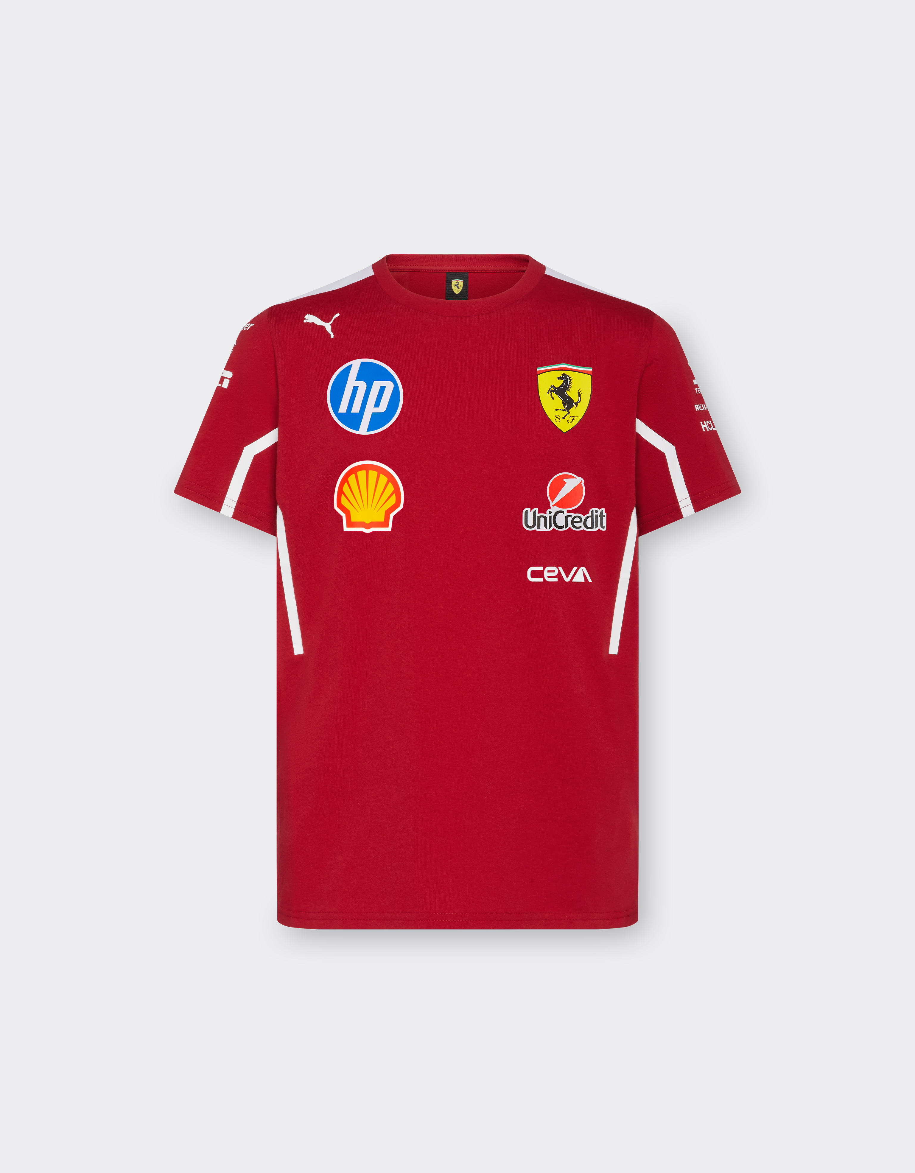 ${brand} Puma for Scuderia Ferrari HP 2025 Team junior T-shirt ${colorDescription} ${masterID}