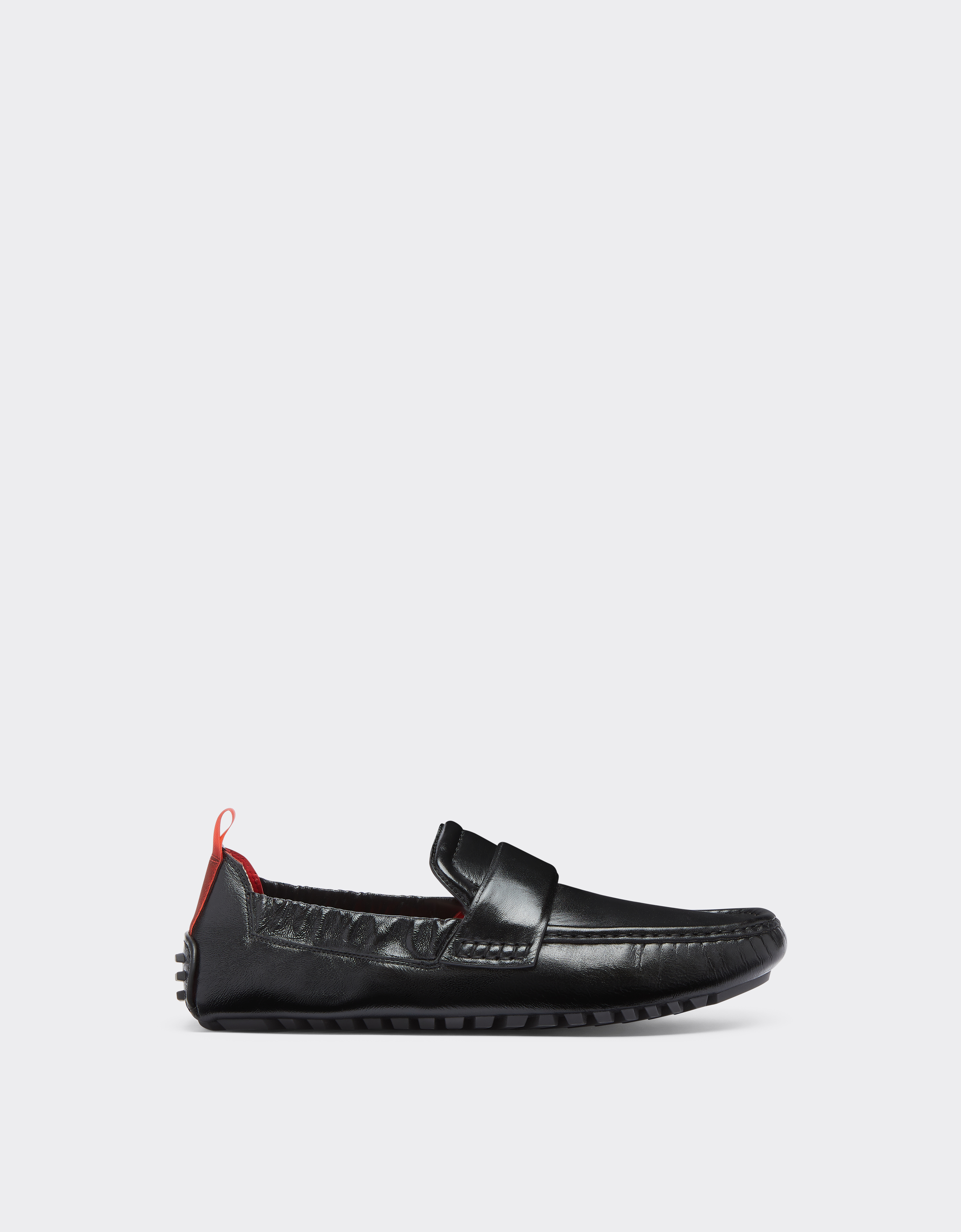 Ferrari Men's Nero Nappa Leather Driver Shoe - Shoes & Boots 44