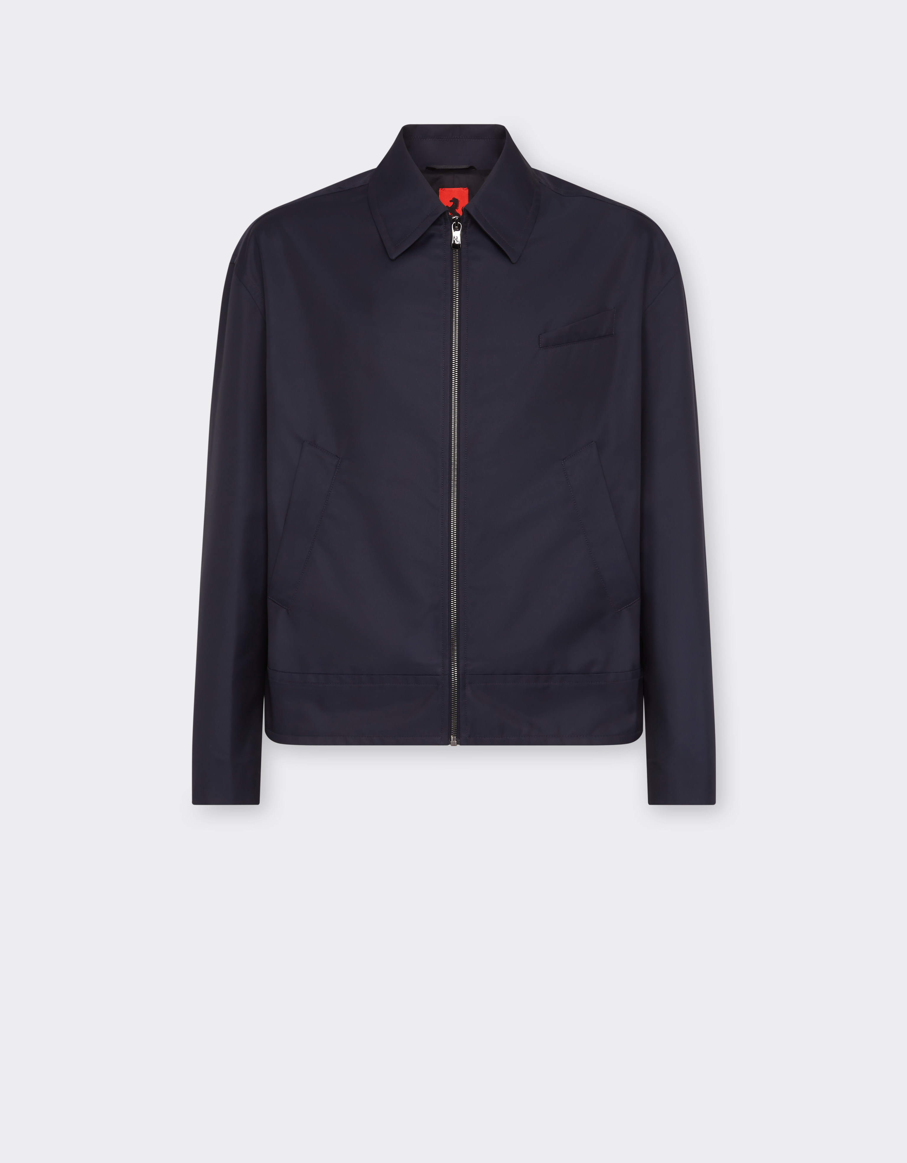 Ferrari Bomber Jacket In Q-cycle® Twill In Navy
