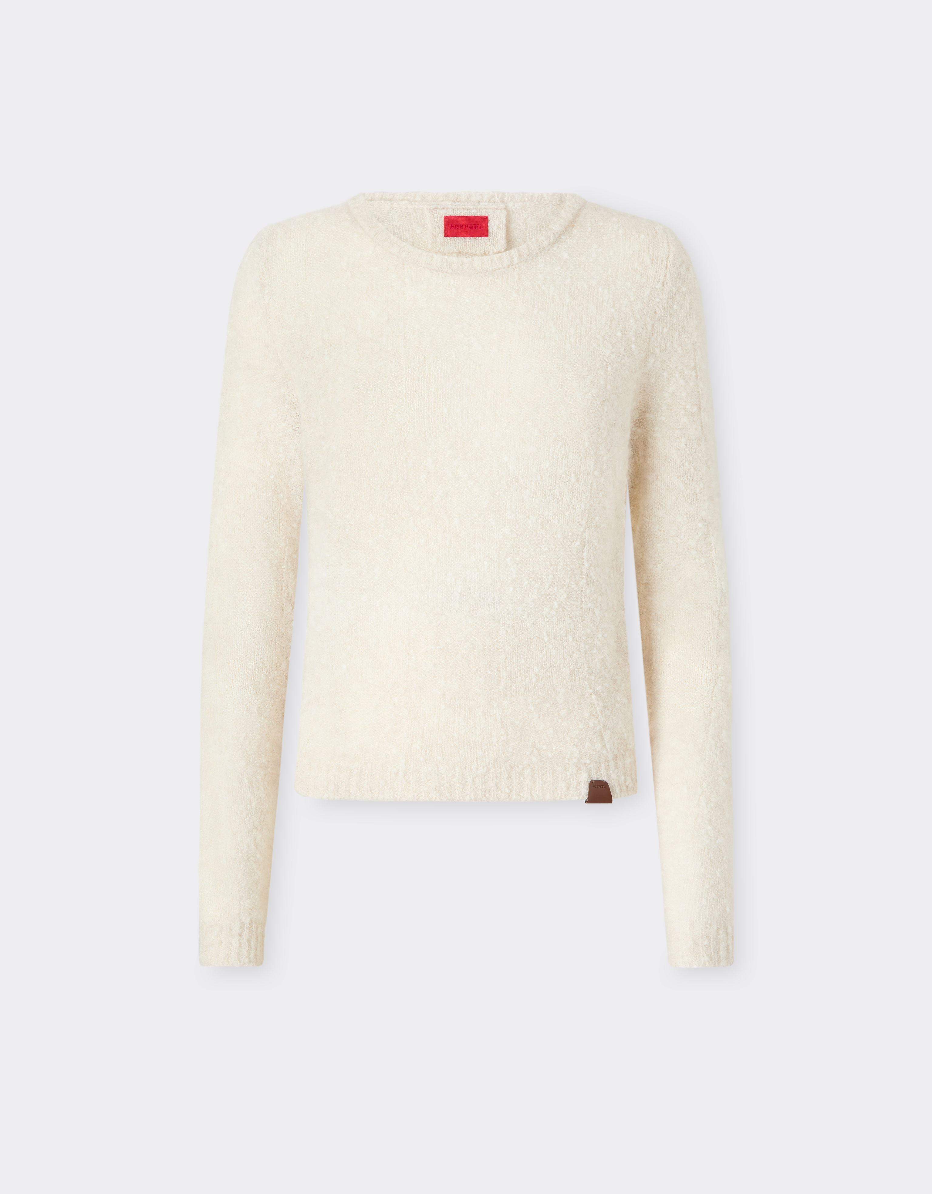 Ferrari Cashmere And Silk Knit In Brown