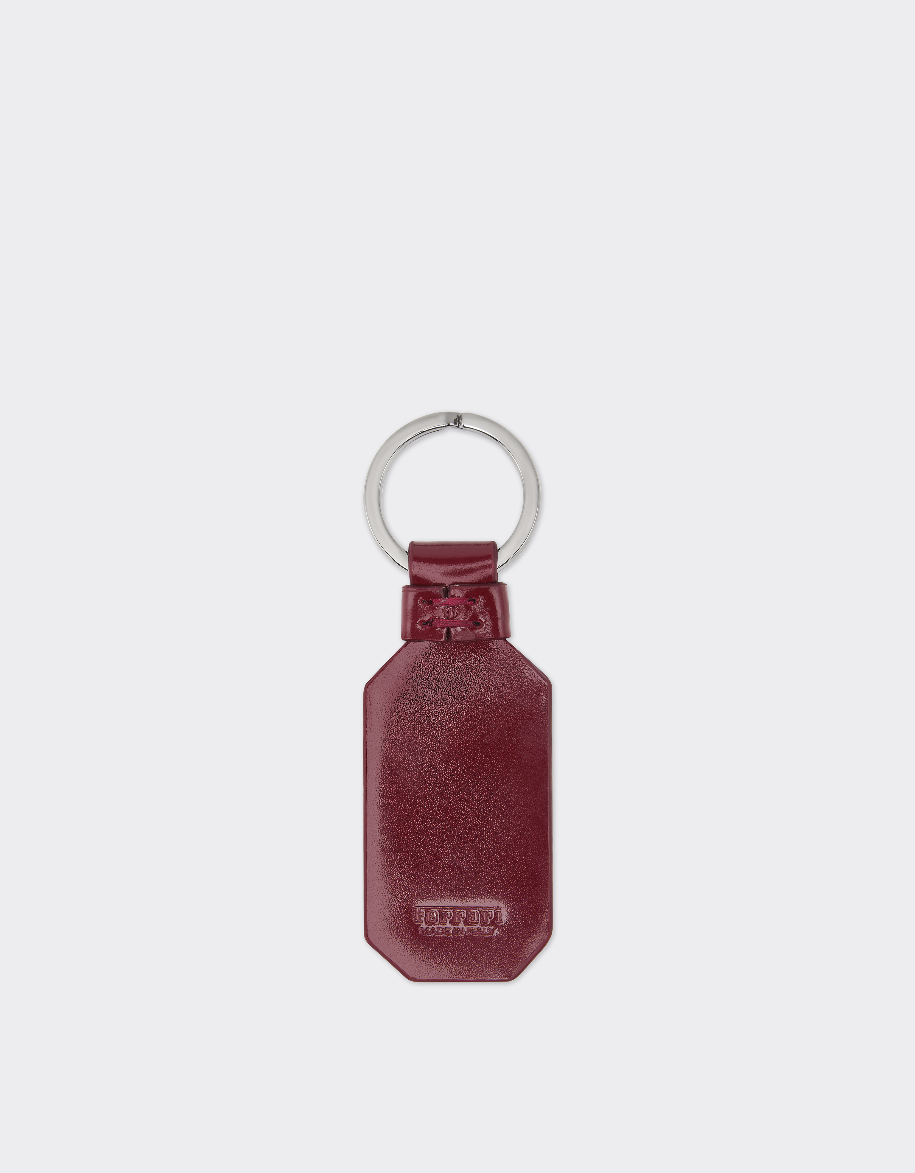  Ferrari Leather Keychain With Prancing Horse - Male Keychains Cherry Os 