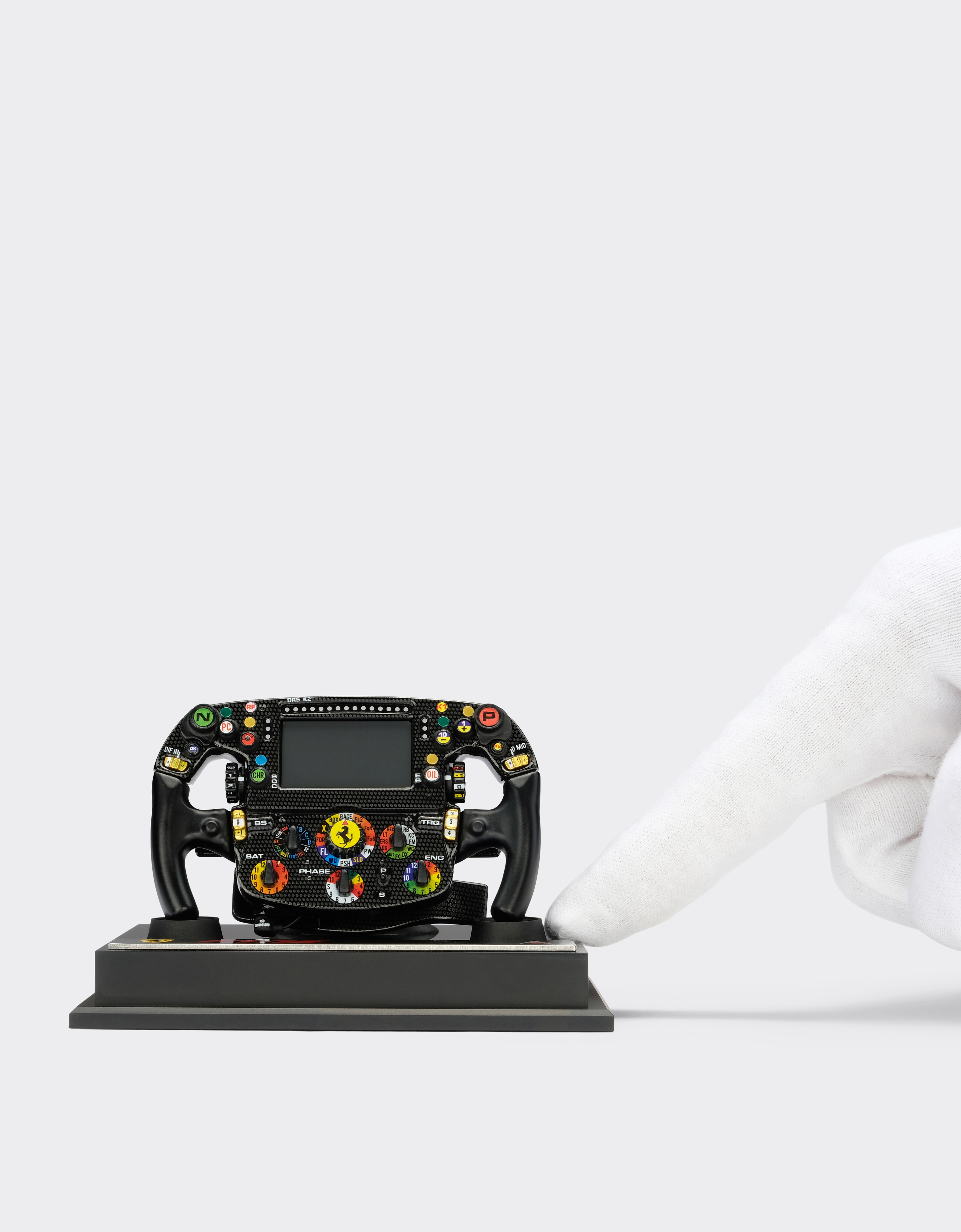  Ferrari Ferrari F1-75 Steering Wheel 1:4 Scale Model -  Replica & Scale Models Black Os 