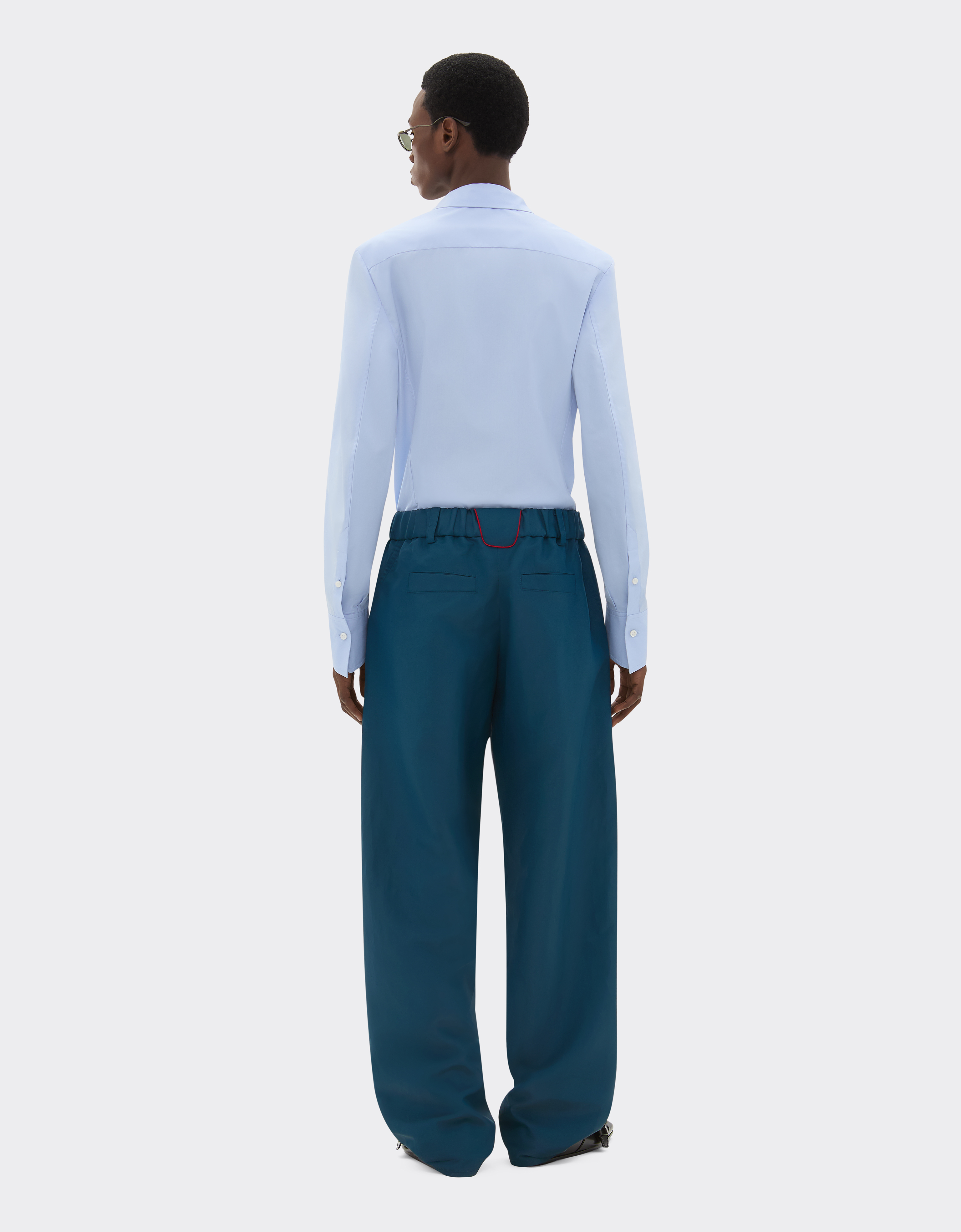 Ferrari Trousers In Iridescent Nylon Twill